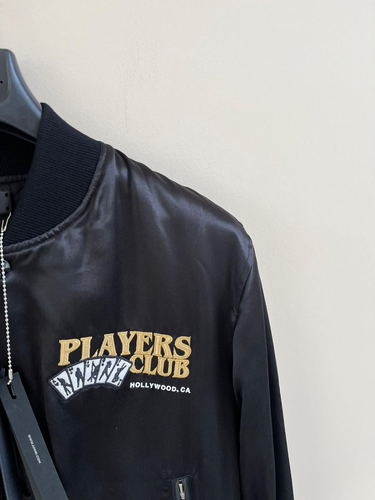 Amiri Players Club Bomber in Black Size US S / EU 44-46 / 1 - 4 Thumbnail