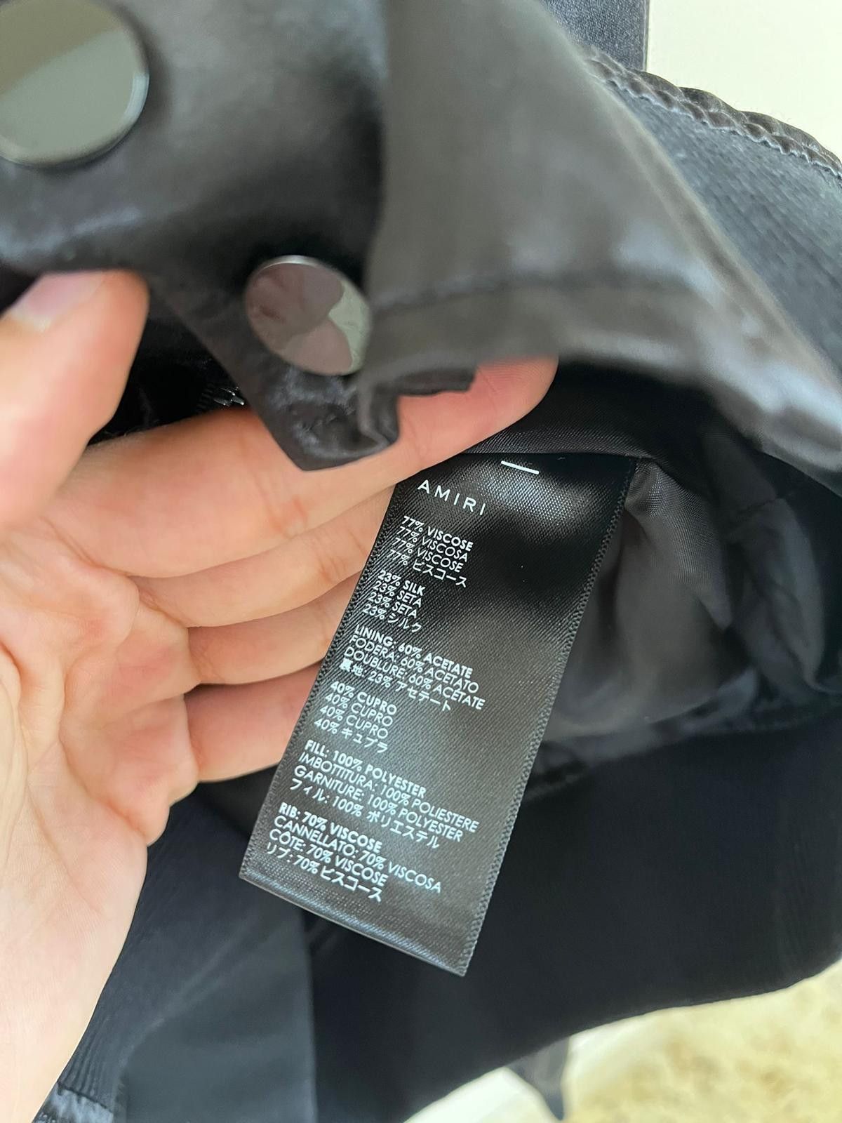 Amiri Players Club Bomber in Black Size US S / EU 44-46 / 1 - 14 Thumbnail