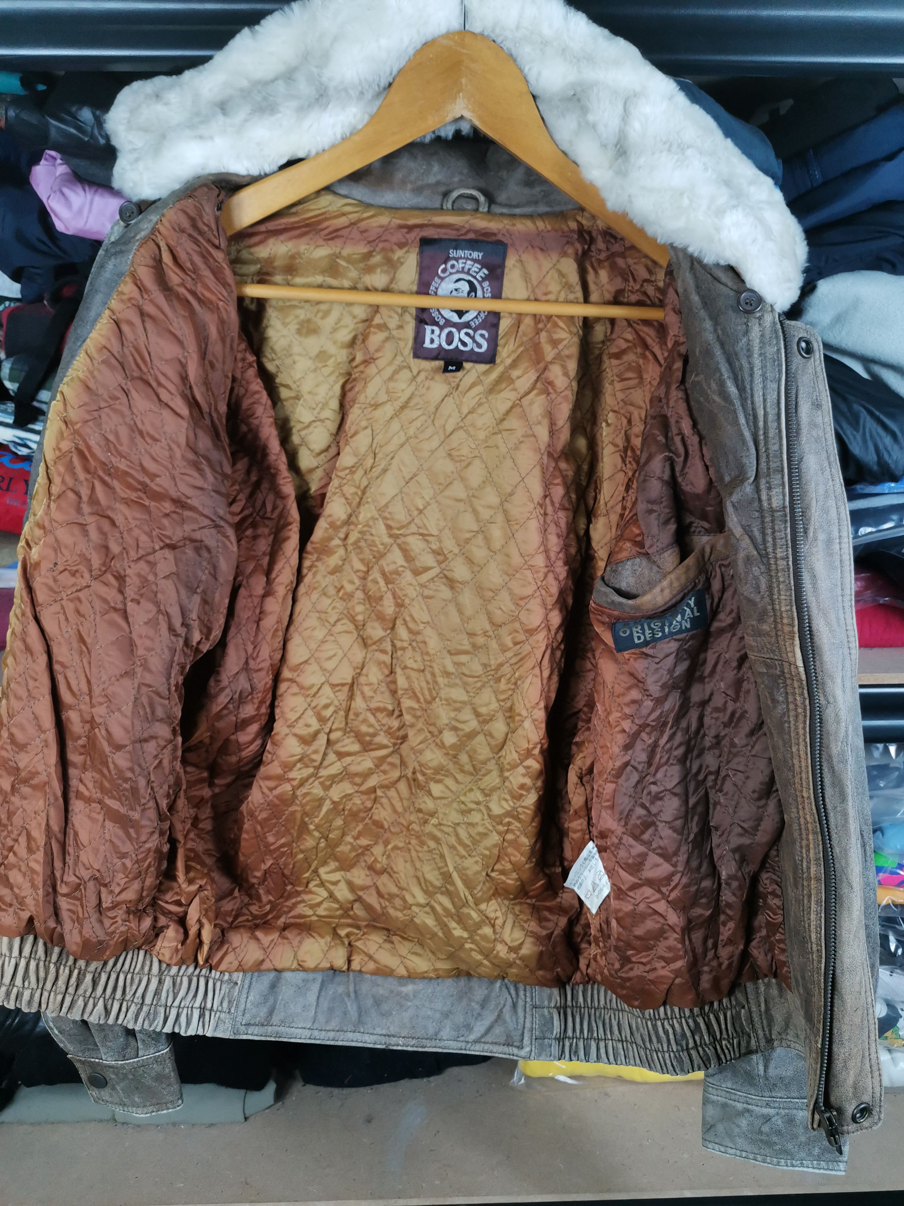 Japanese Brand Vintage Suntory Coffee Boss Leather Jacket Size US M / EU 48-50 / 2 - 4 Thumbnail