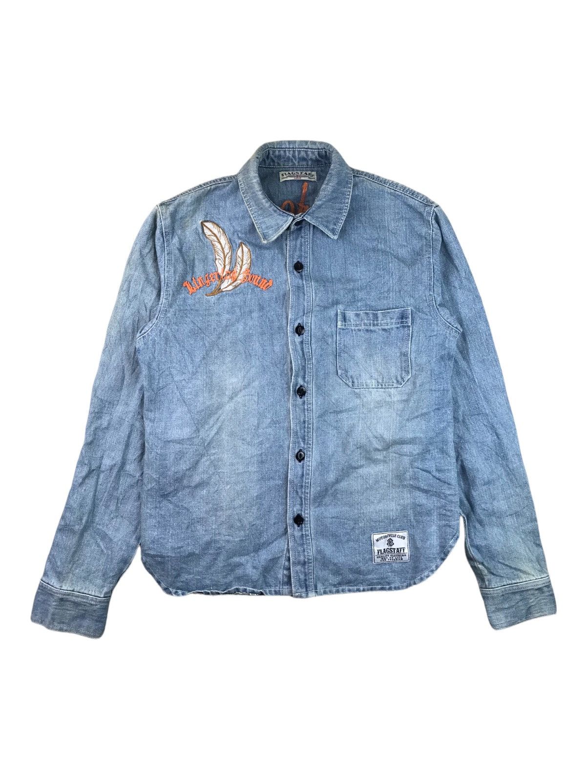 Flagstuff × Japanese Brand 🔥 EMBROIDERY APACHE MOTORCYCLE CLUB BY FLAGSTAFF Size US L / EU 52-54 / 3 - 3 Thumbnail