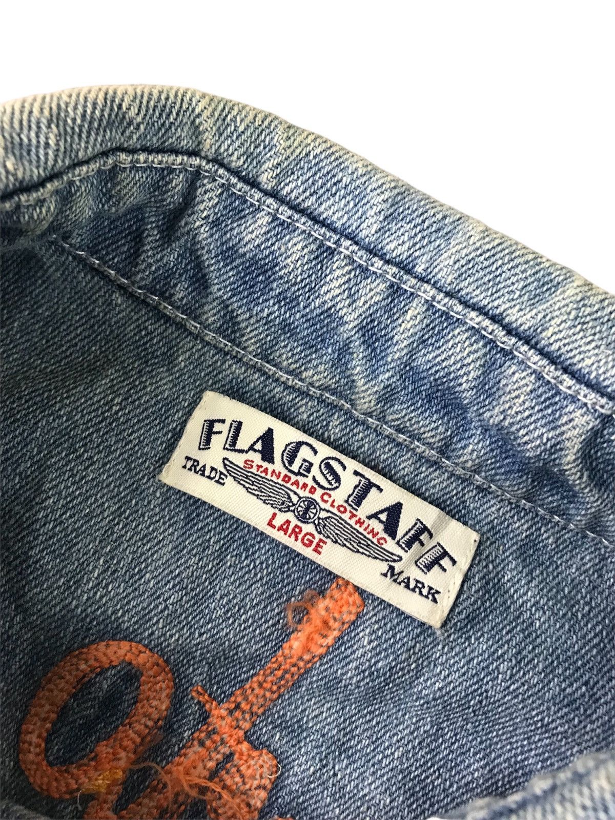 Flagstuff × Japanese Brand 🔥 EMBROIDERY APACHE MOTORCYCLE CLUB BY FLAGSTAFF Size US L / EU 52-54 / 3 - 7 Thumbnail