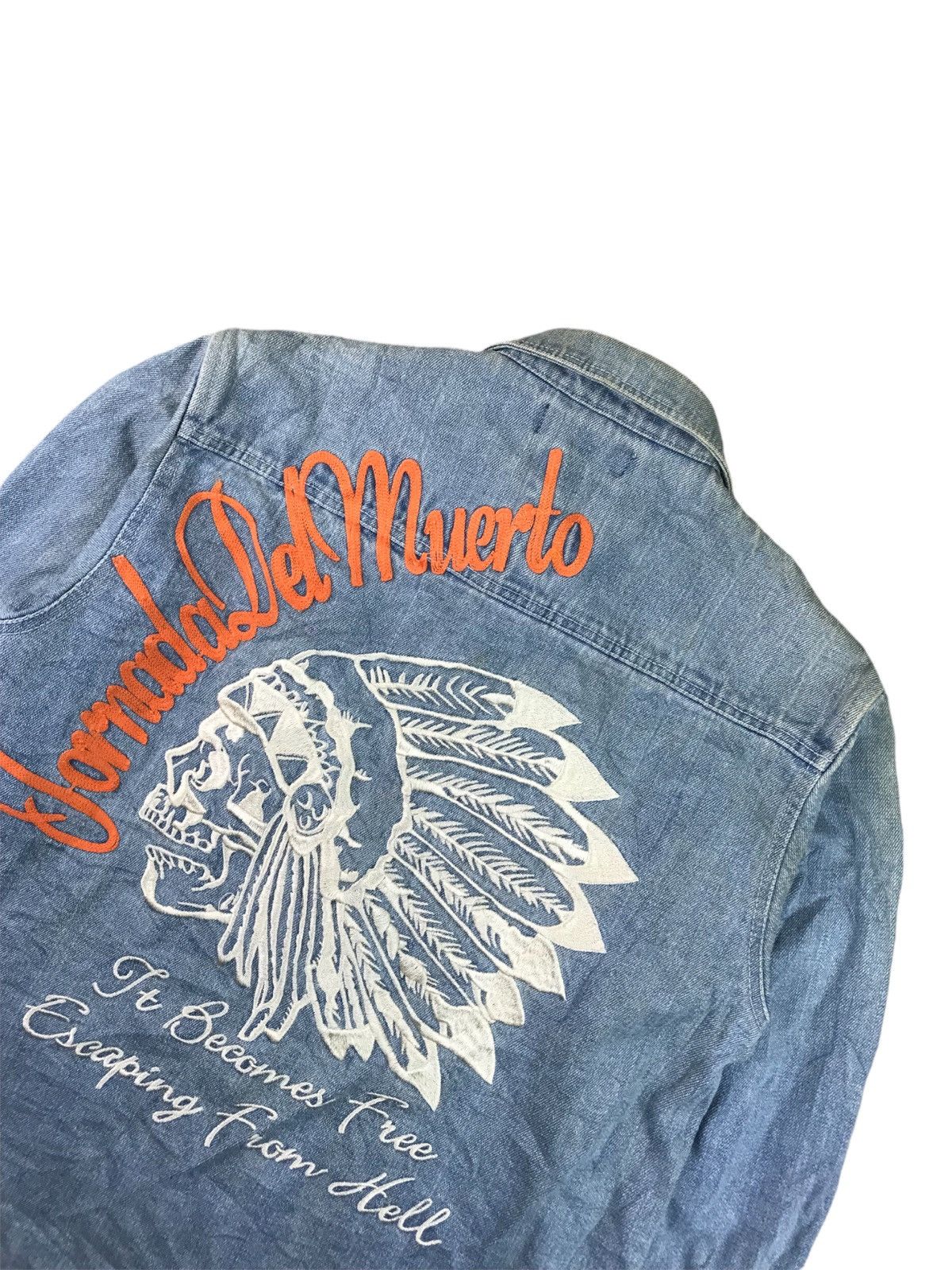 Flagstuff × Japanese Brand 🔥 EMBROIDERY APACHE MOTORCYCLE CLUB BY FLAGSTAFF Size US L / EU 52-54 / 3 - 2 Thumbnail