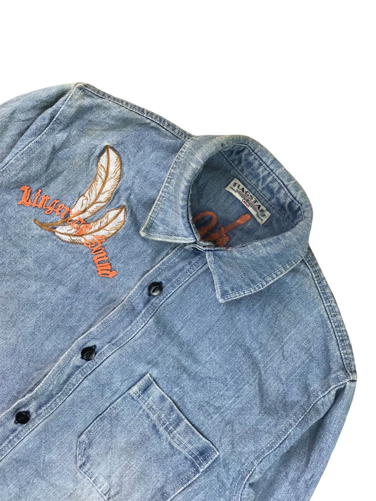 Flagstuff × Japanese Brand 🔥 EMBROIDERY APACHE MOTORCYCLE CLUB BY FLAGSTAFF Size US L / EU 52-54 / 3 - 4 Thumbnail