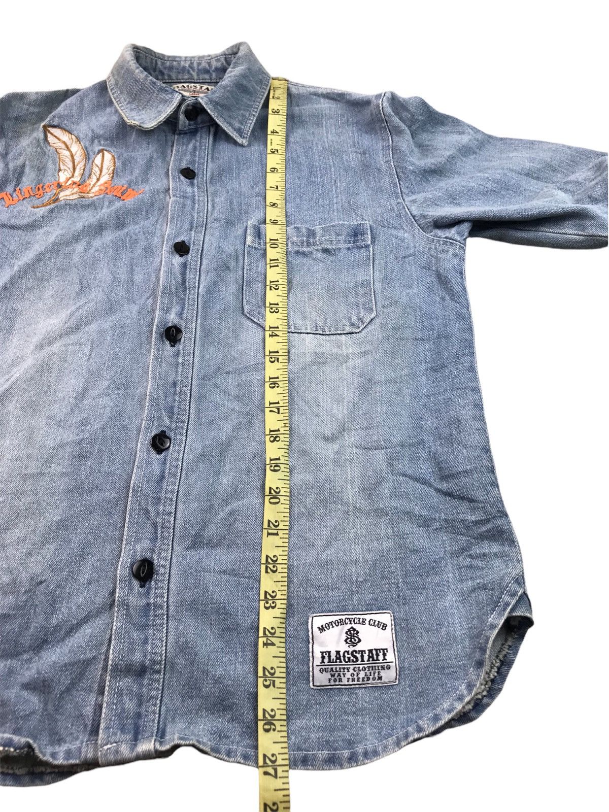 Flagstuff × Japanese Brand 🔥 EMBROIDERY APACHE MOTORCYCLE CLUB BY FLAGSTAFF Size US L / EU 52-54 / 3 - 16 Thumbnail
