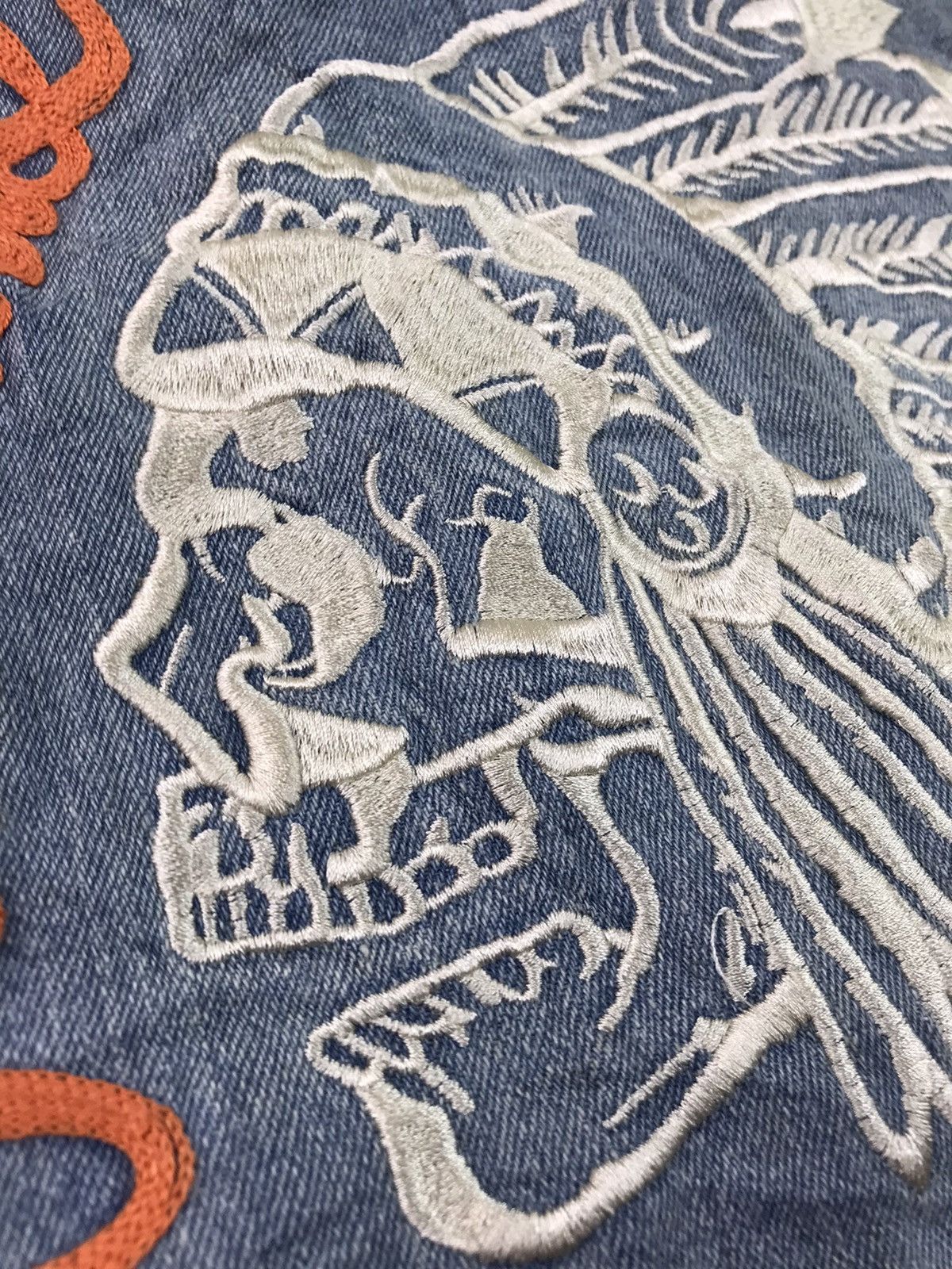 Flagstuff × Japanese Brand 🔥 EMBROIDERY APACHE MOTORCYCLE CLUB BY FLAGSTAFF Size US L / EU 52-54 / 3 - 11 Thumbnail