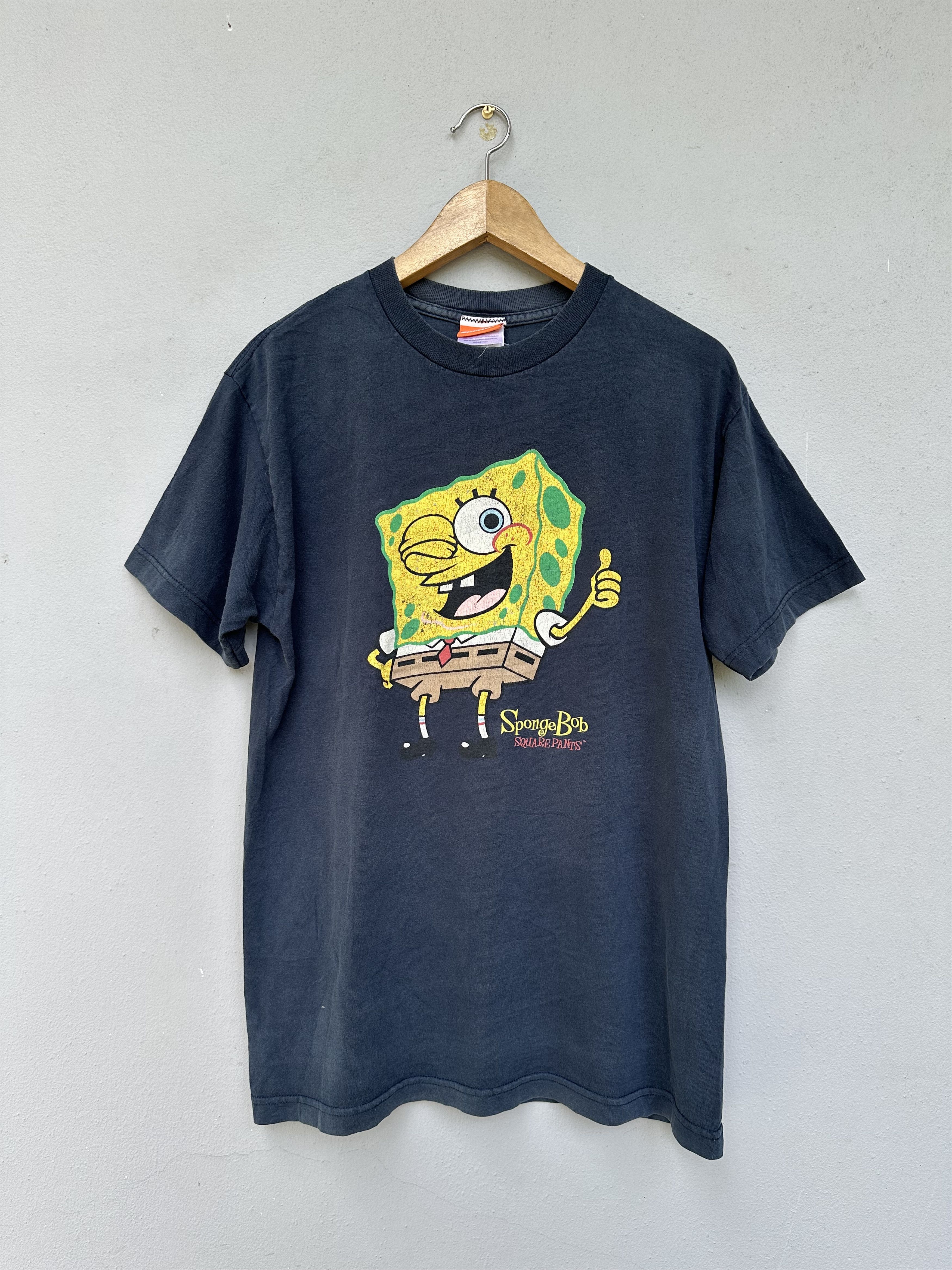 Cartoon Network Vintage 2002 Cartoon Spongebob Square Pants Tee Size US L / EU 52-54 / 3 - 1 Thumbnail