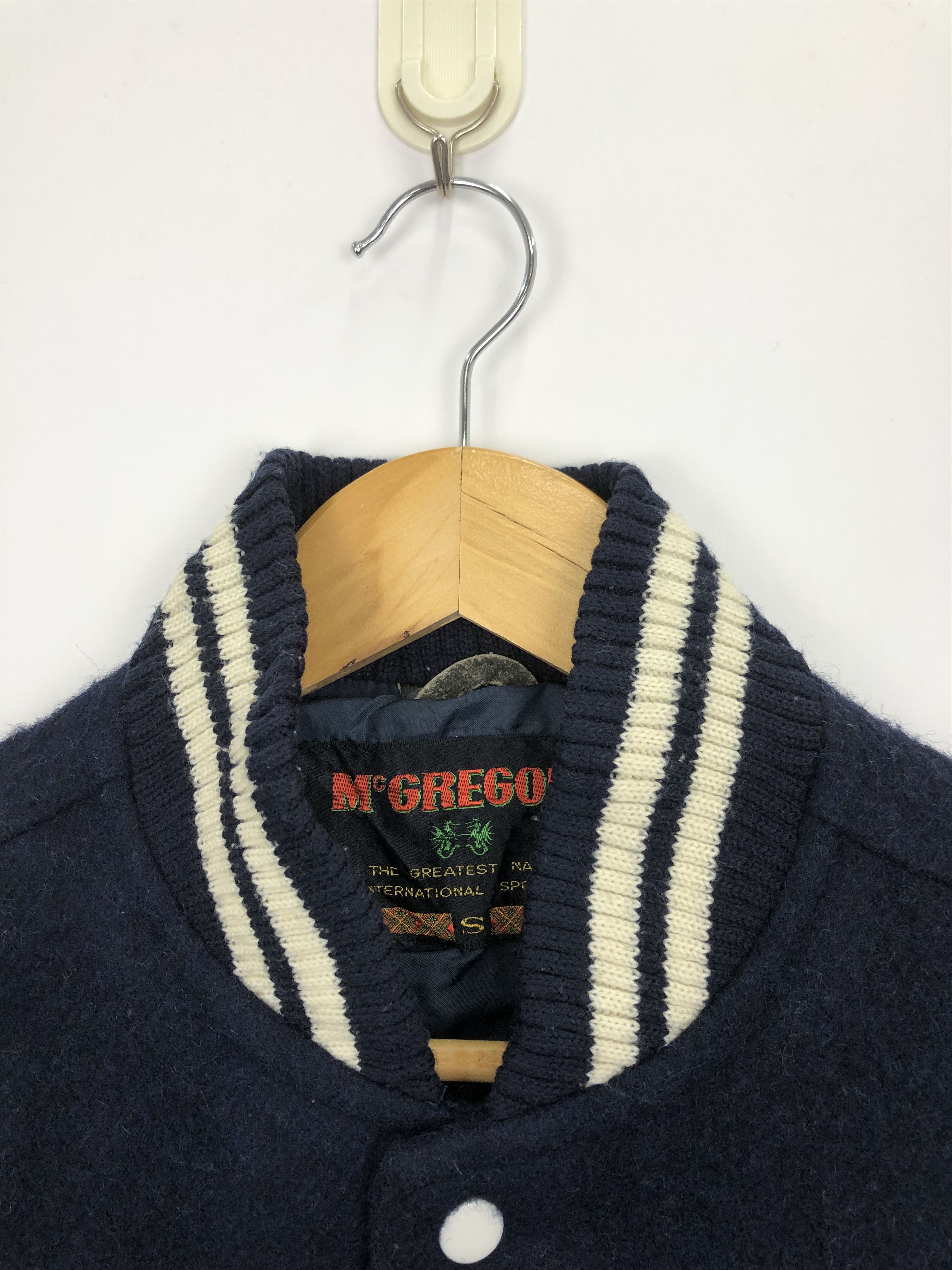 McGregor × Vintage Vintage 90s Mcgregor Wool Varsity Jacket Size US S / EU 44-46 / 1 - 5 Thumbnail