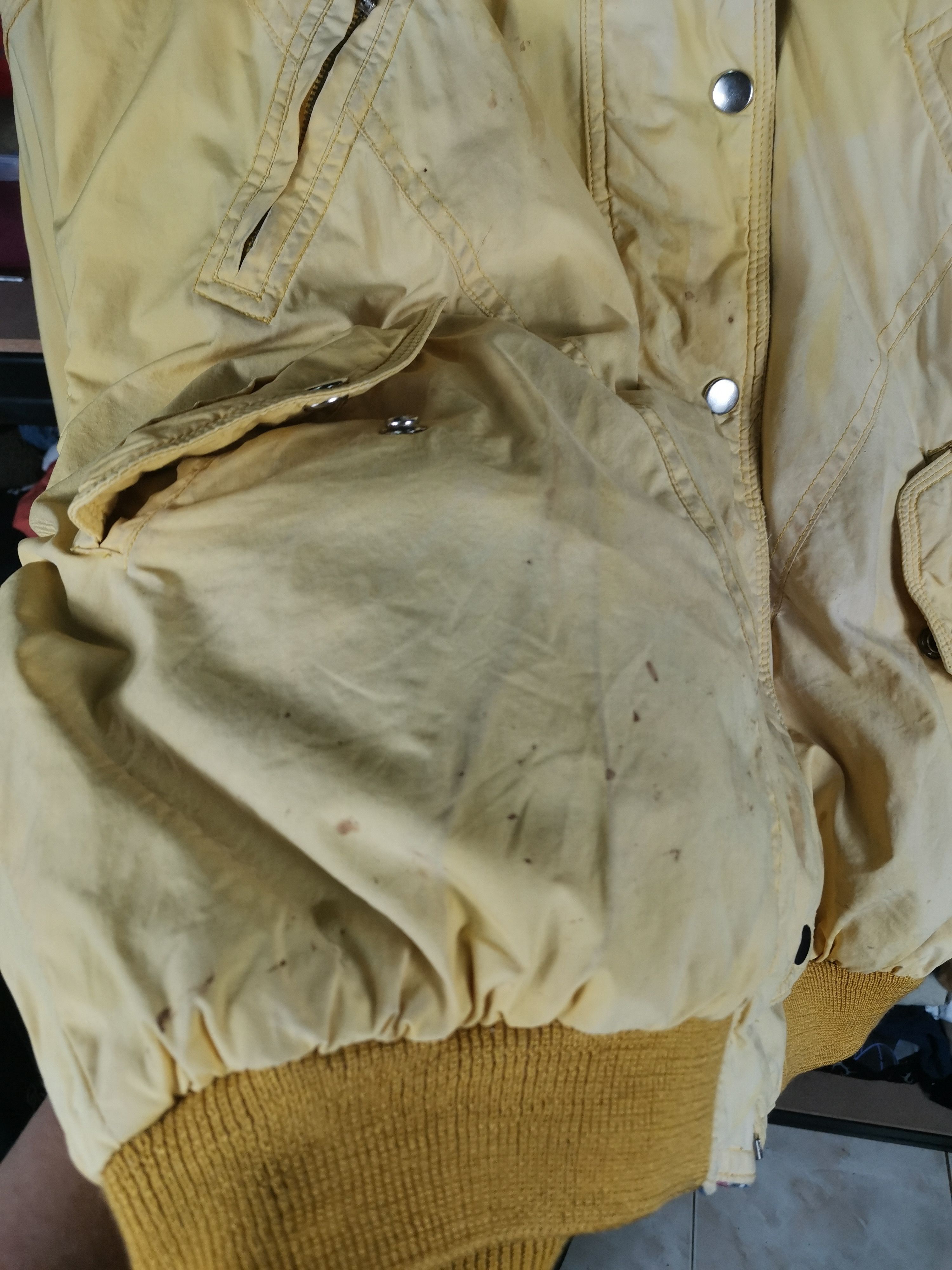 Japanese Brand Vintage Trashed Reversible Bomber Jacket John Werry Faded Size US XL / EU 56 / 4 - 6 Thumbnail
