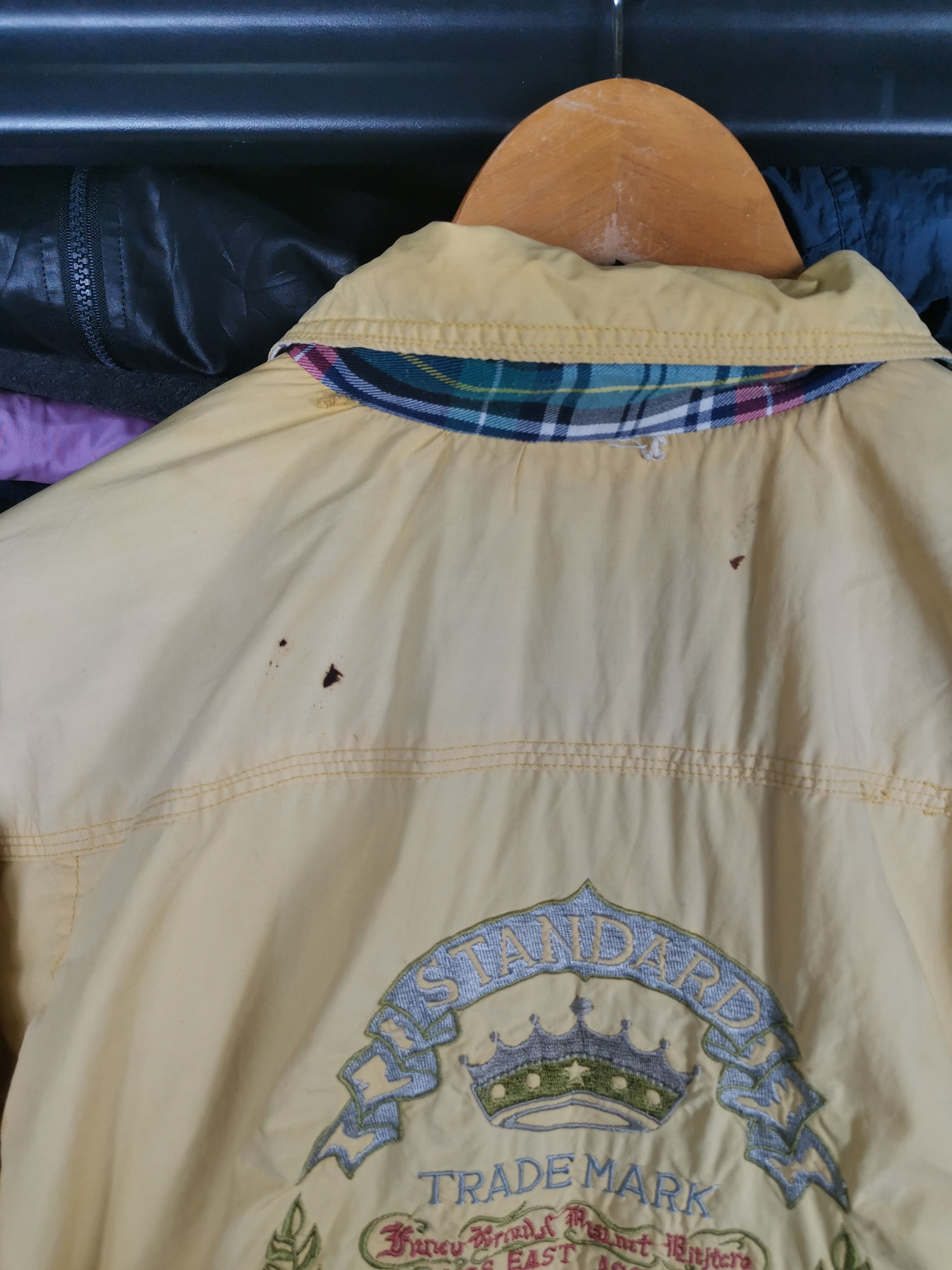 Japanese Brand Vintage Trashed Reversible Bomber Jacket John Werry Faded Size US XL / EU 56 / 4 - 4 Thumbnail