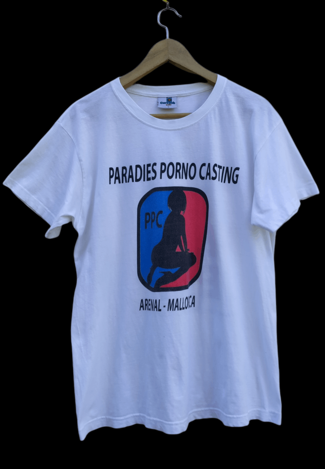 Vintage Rare!! Vintage EH EH Paradies Porno Casting Arenal-Mallorca Size US L / EU 52-54 / 3 - 1 Thumbnail