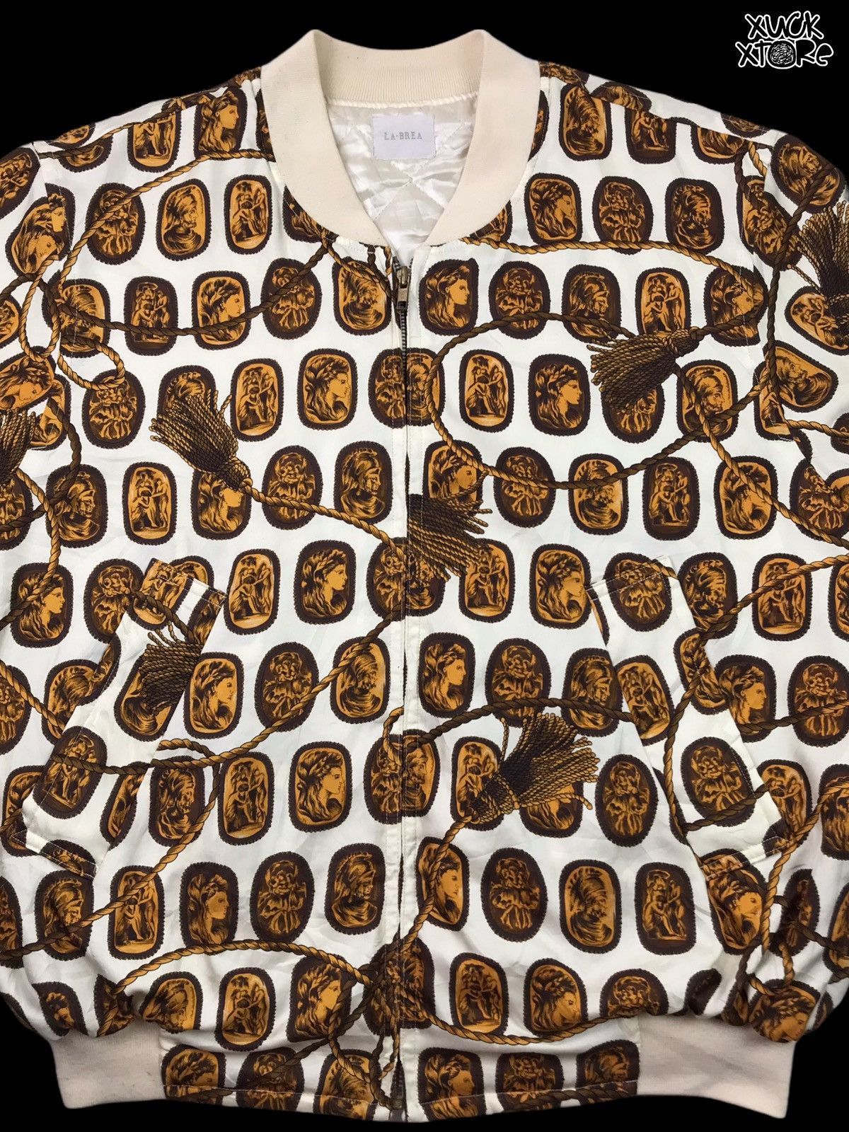 Vintage 🔥BEST OFFER🔥VTG Bomber Jacket inspired by VERSACE Size US M / EU 48-50 / 2 - 4 Thumbnail