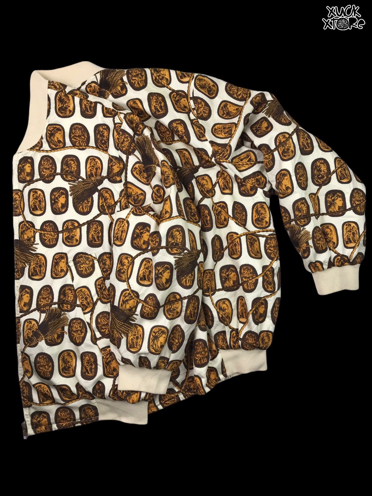 Vintage 🔥BEST OFFER🔥VTG Bomber Jacket inspired by VERSACE Size US M / EU 48-50 / 2 - 7 Thumbnail