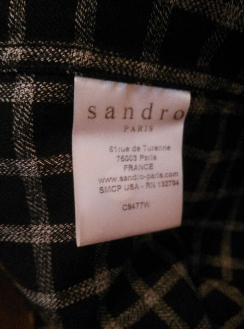 Sandro Check shirt. Like Gucci or Saint Laurent check shirts Size US M / EU 48-50 / 2 - 3 Thumbnail