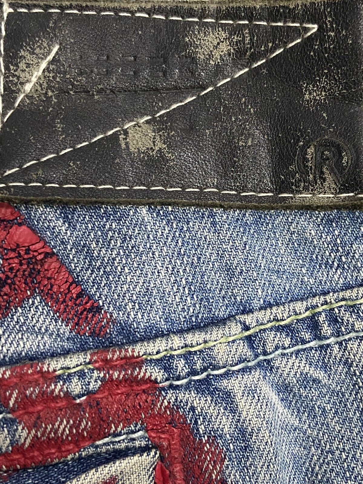 Japanese Brand × Vintage Y2K RealBVoice Reconstruction Carpenter Jeans Leather Belt Size US 30 / EU 46 - 8 Thumbnail