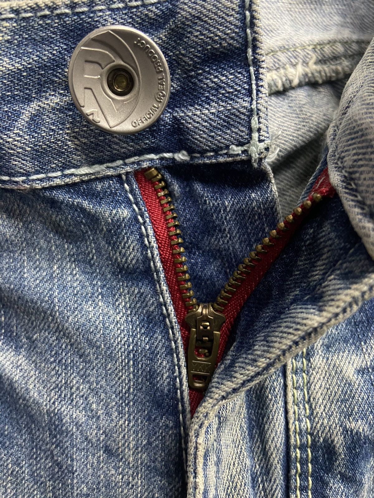 Japanese Brand × Vintage Y2K RealBVoice Reconstruction Carpenter Jeans Leather Belt Size US 30 / EU 46 - 14 Thumbnail