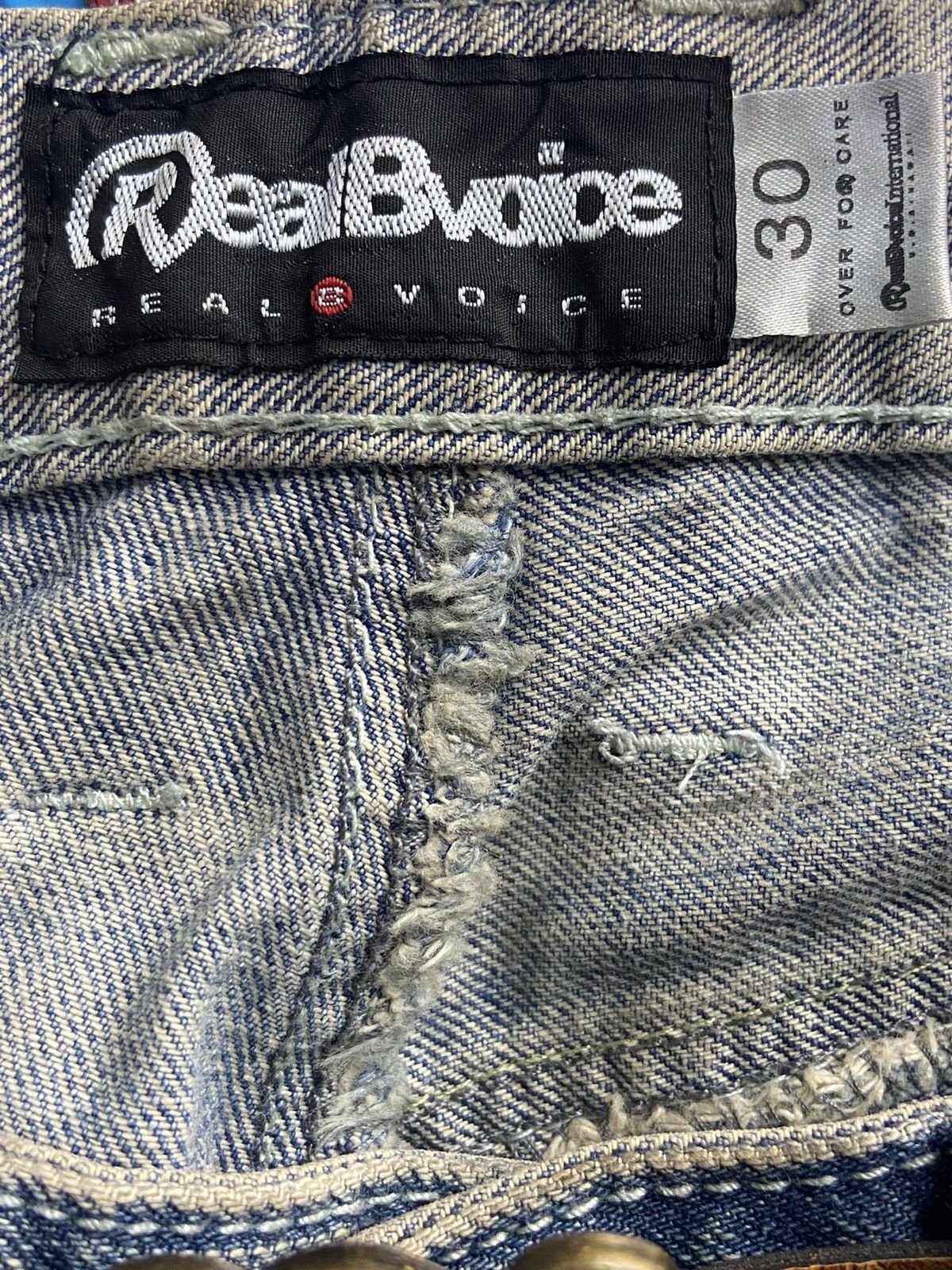 Japanese Brand × Vintage Y2K RealBVoice Reconstruction Carpenter Jeans Leather Belt Size US 30 / EU 46 - 15 Thumbnail