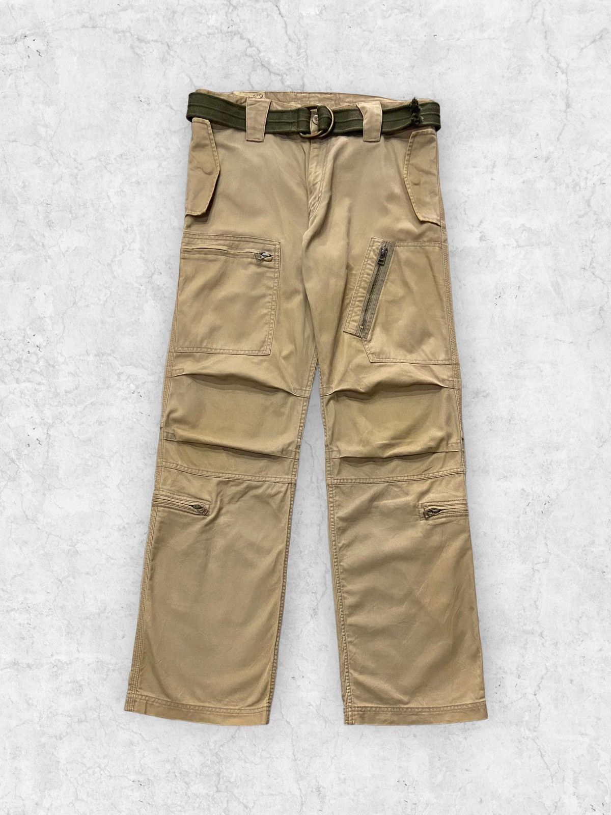 Free Gate Japan Cargo Zipper Multi Pocket Technical Pants