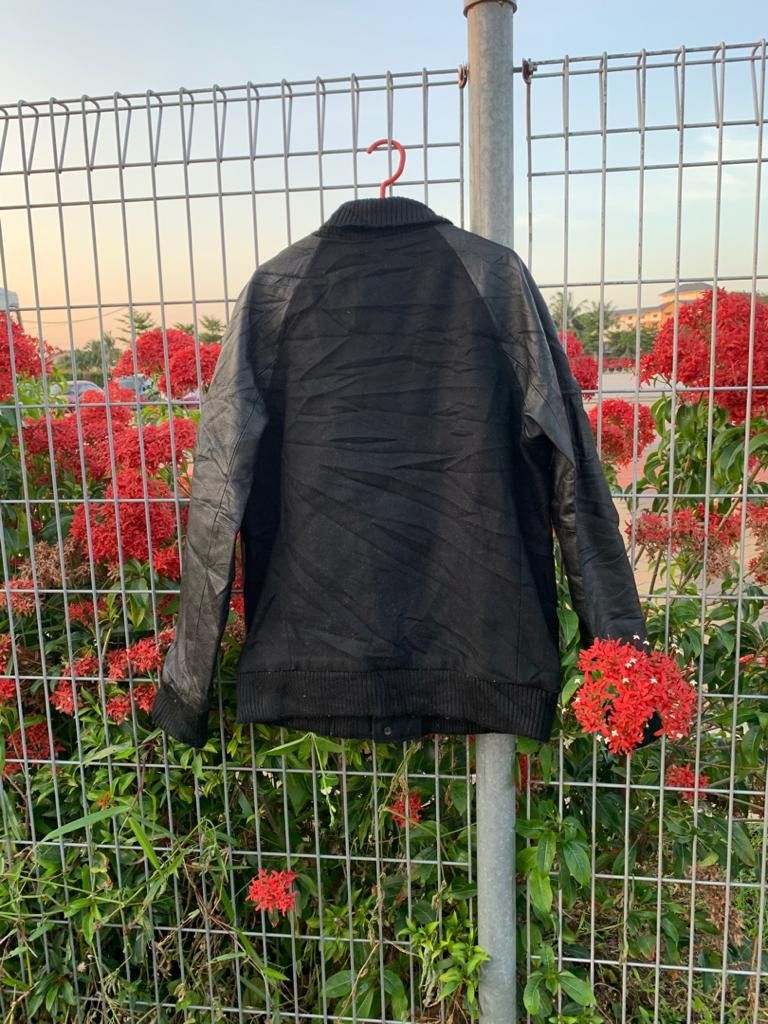 Japanese Brand Varsity Leather Jacket By Azul Size US L / EU 52-54 / 3 - 2 Thumbnail
