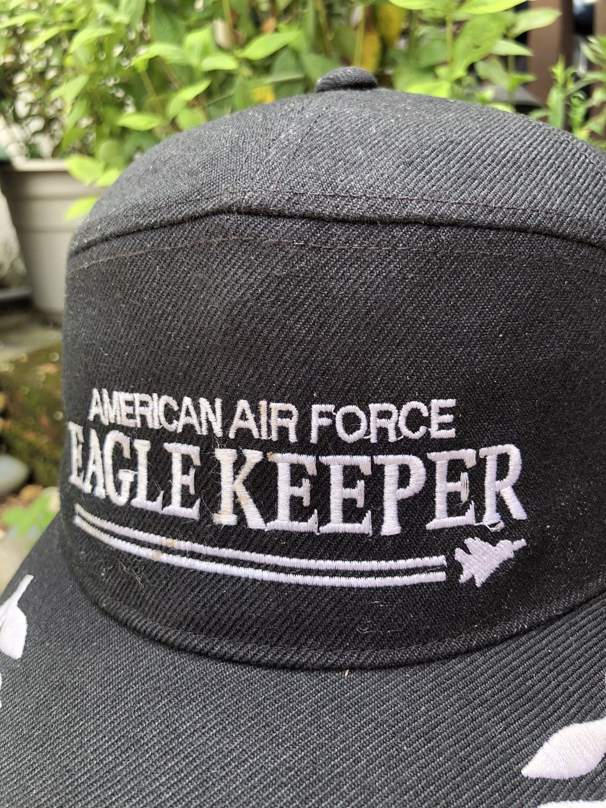Japanese Brand VTG 90’s USAF F-15 AMERICAN AIR FORCE EAGLE KEEPER CAP HAT Size ONE SIZE - 3 Thumbnail
