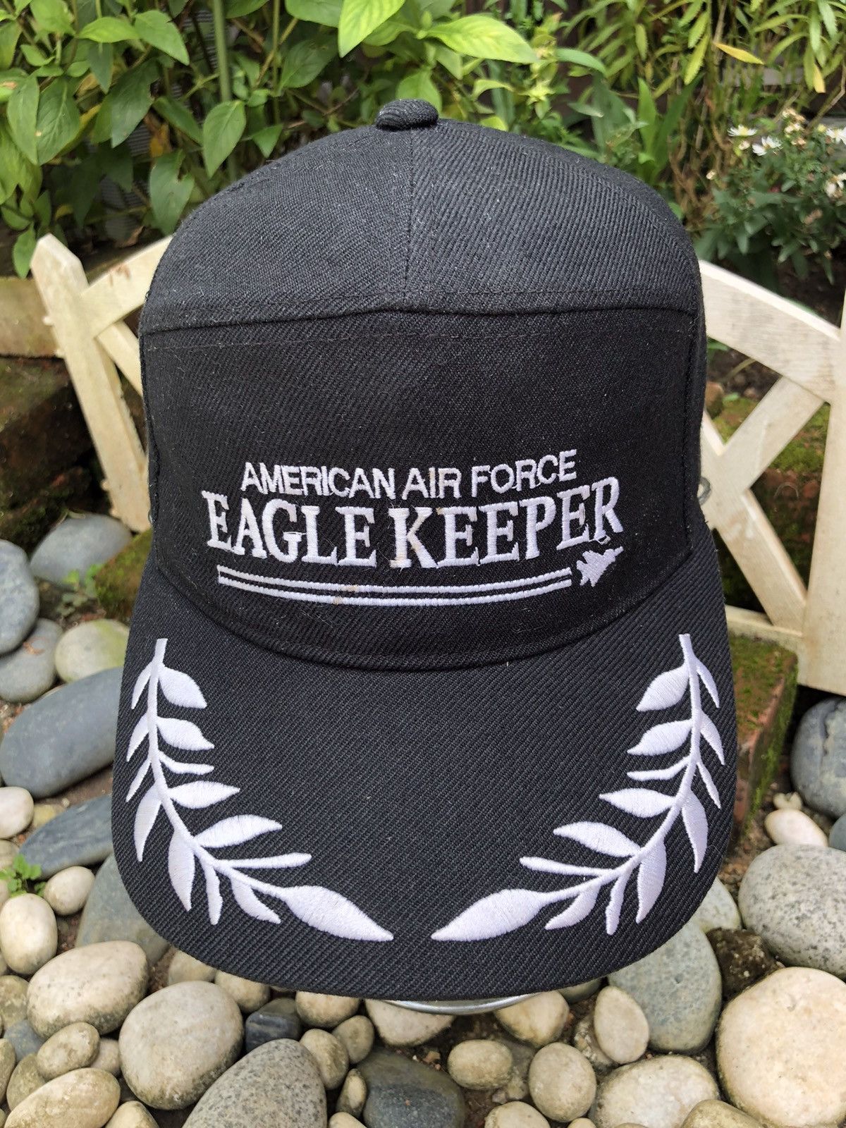 Japanese Brand VTG 90’s USAF F-15 AMERICAN AIR FORCE EAGLE KEEPER CAP HAT Size ONE SIZE - 2 Thumbnail