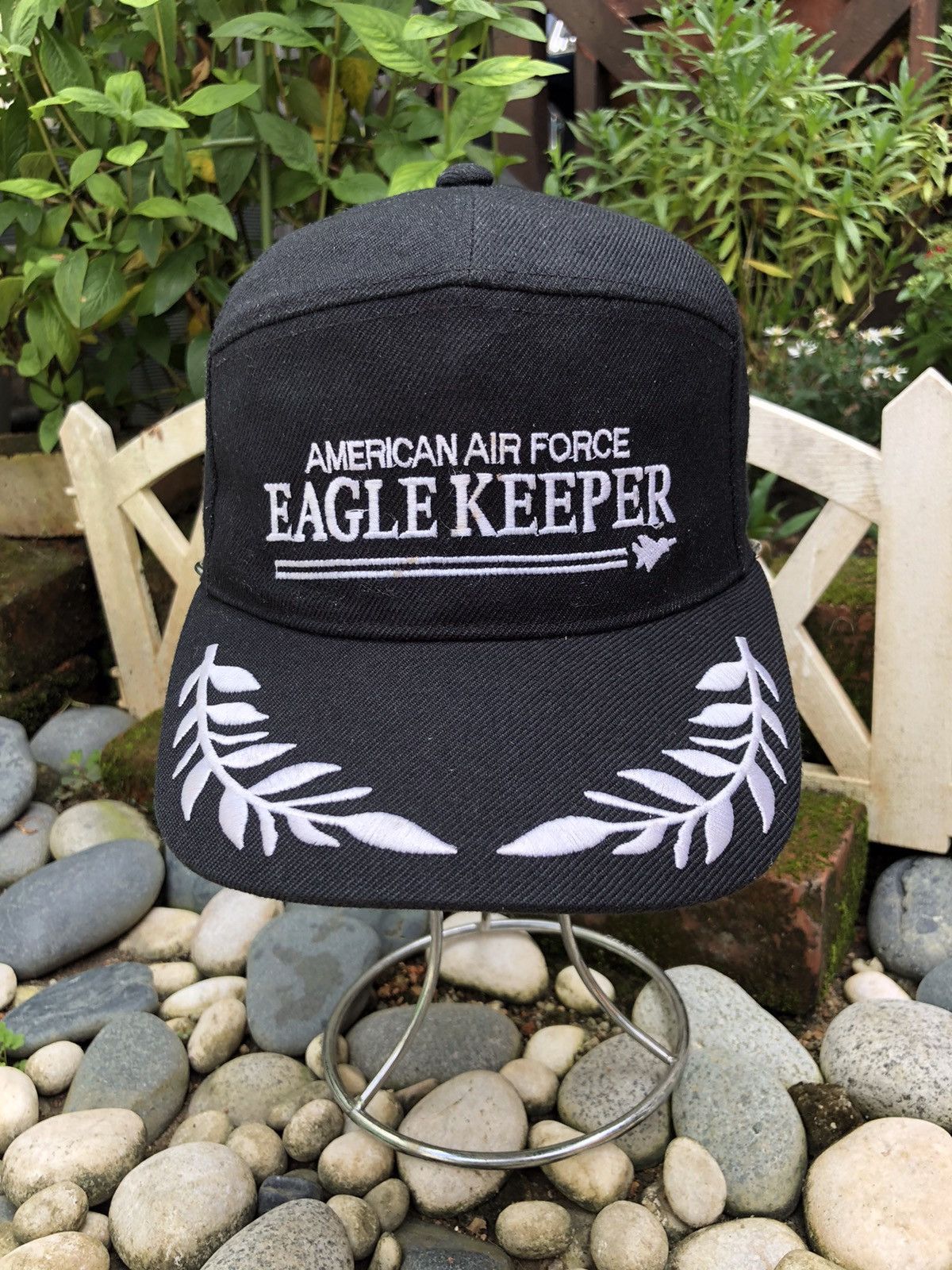 Japanese Brand VTG 90’s USAF F-15 AMERICAN AIR FORCE EAGLE KEEPER CAP HAT Size ONE SIZE - 1 Thumbnail