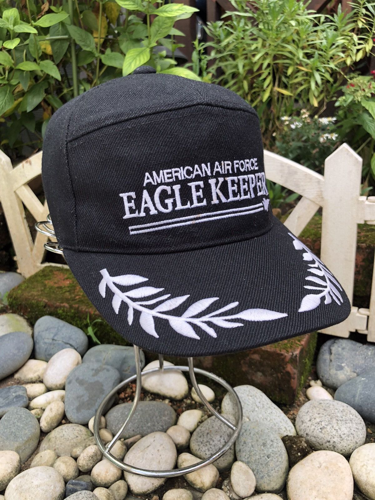 Japanese Brand VTG 90’s USAF F-15 AMERICAN AIR FORCE EAGLE KEEPER CAP HAT Size ONE SIZE - 5 Thumbnail