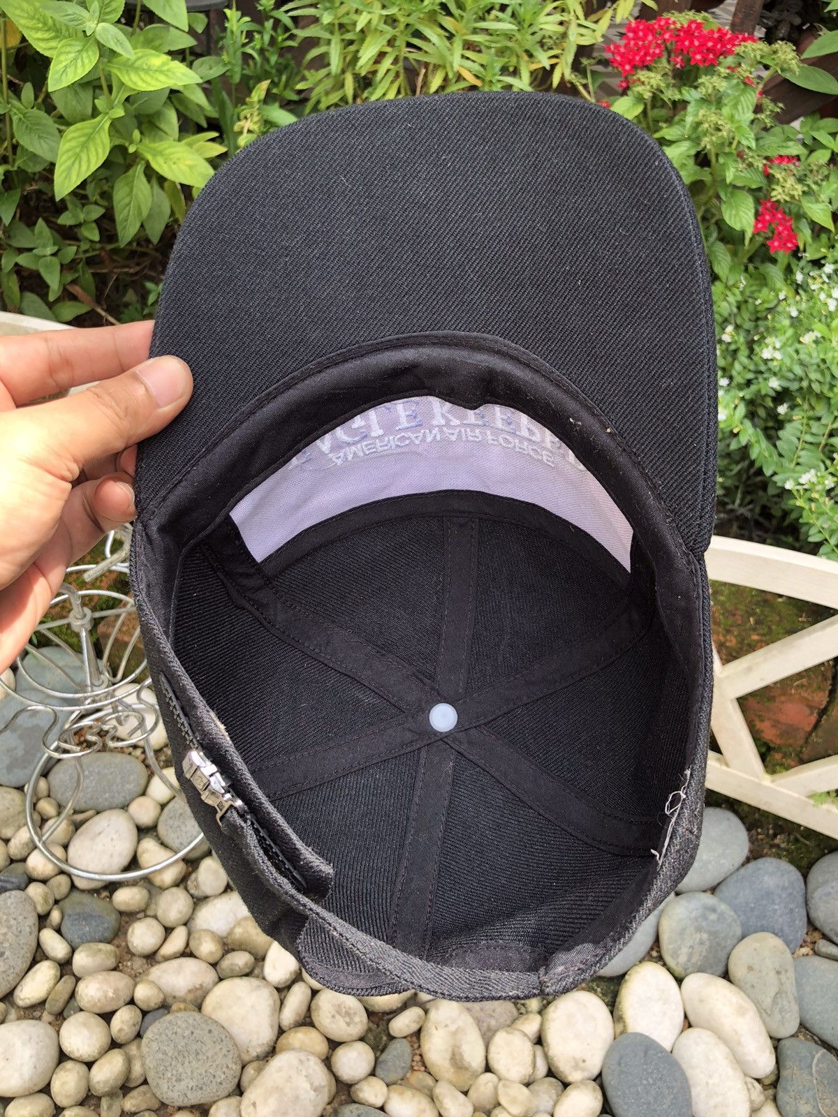 Japanese Brand VTG 90’s USAF F-15 AMERICAN AIR FORCE EAGLE KEEPER CAP HAT Size ONE SIZE - 10 Thumbnail