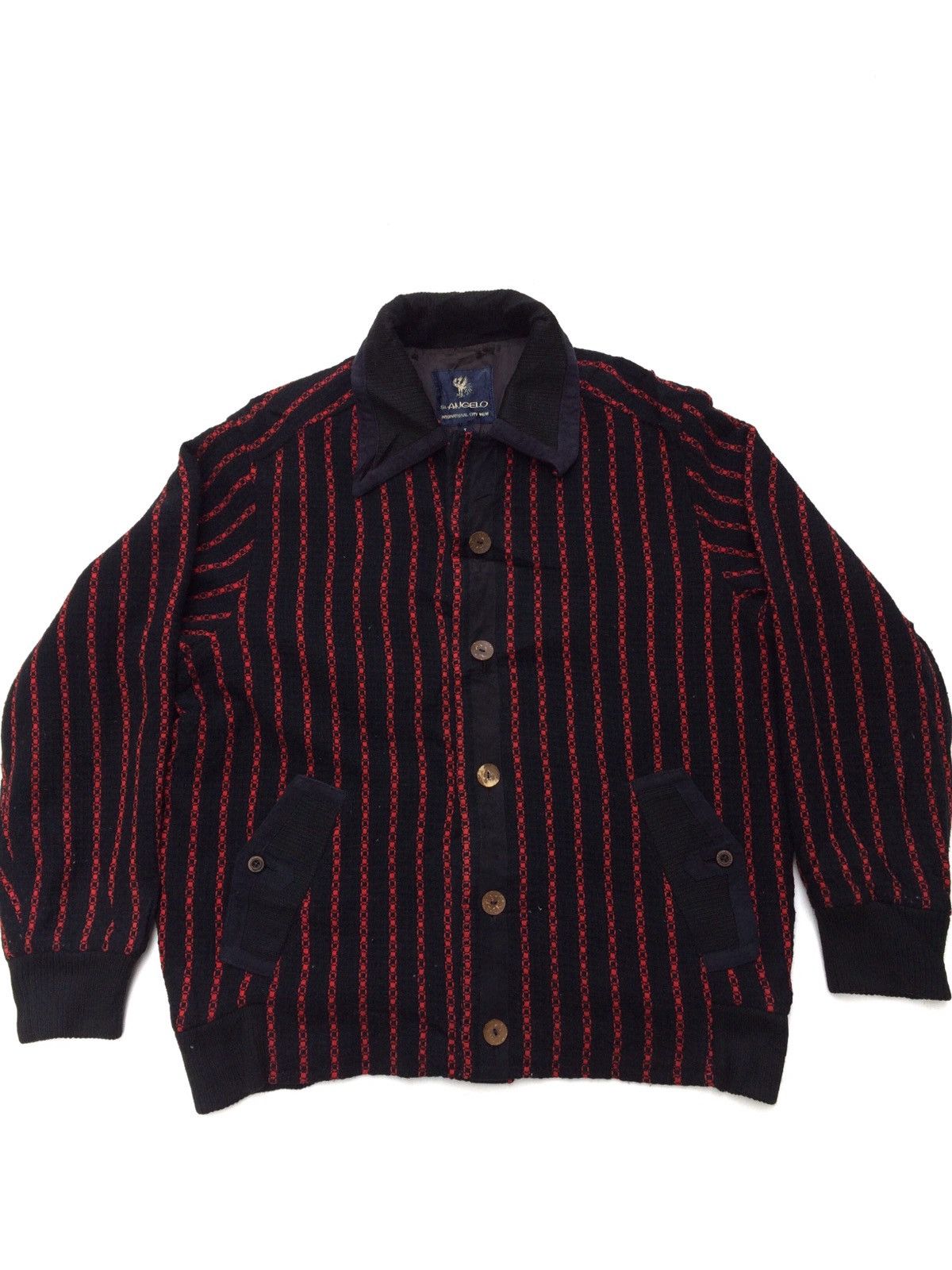 Japanese Brand Japanese Brand St.angelo Overprint Streetwear Design Jacket Size US M / EU 48-50 / 2 - 1 Thumbnail