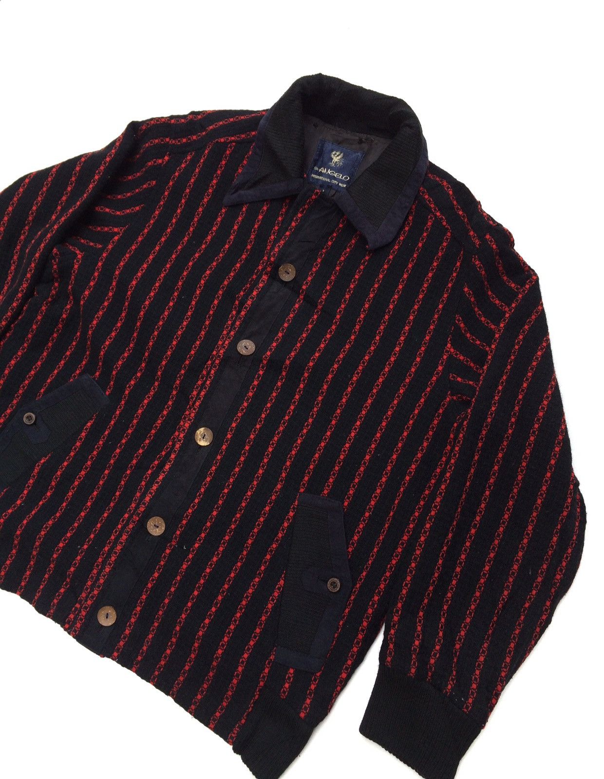 Japanese Brand Japanese Brand St.angelo Overprint Streetwear Design Jacket Size US M / EU 48-50 / 2 - 4 Thumbnail
