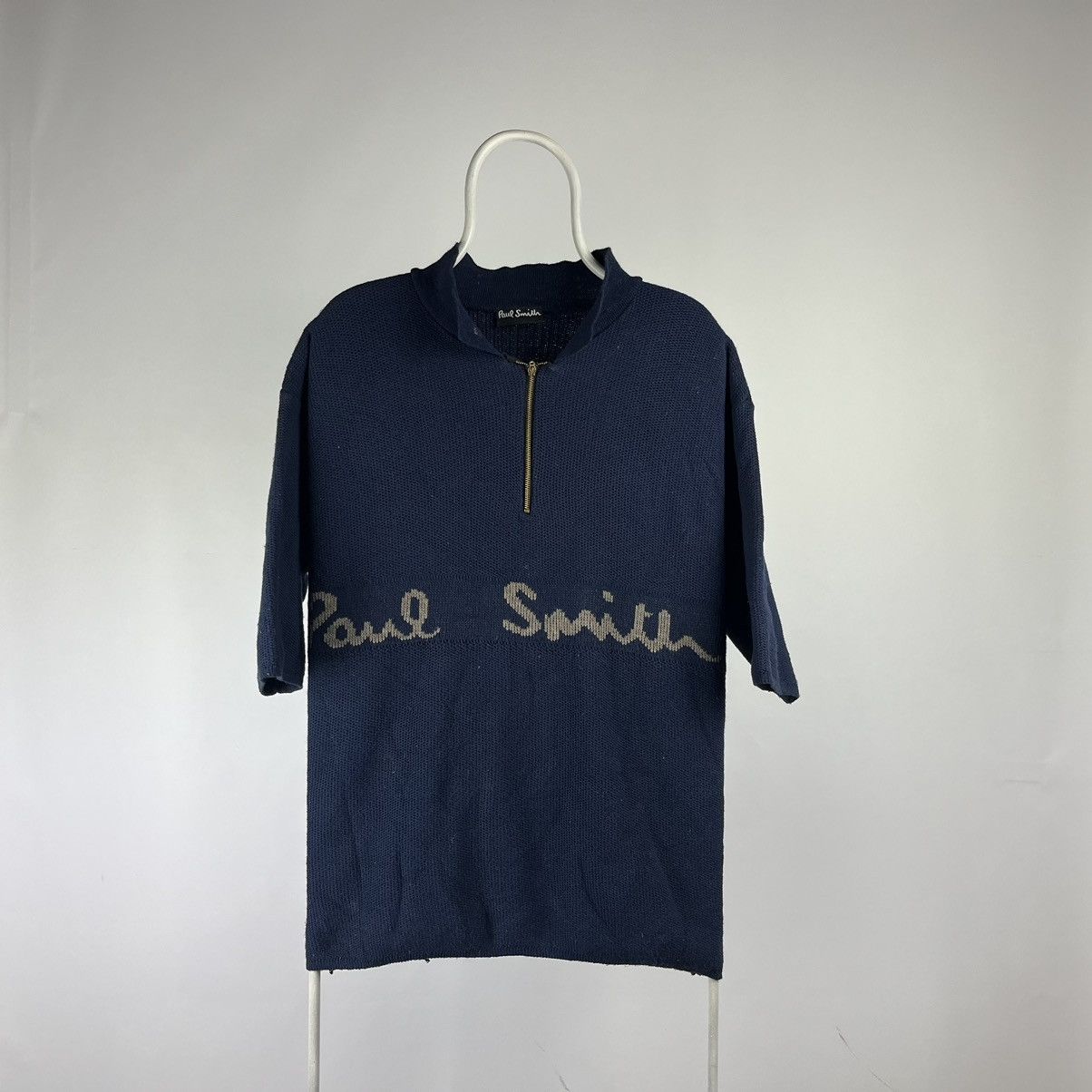 Paul Smith Paul smith polos 1/4 zip jumper logo size XLarge Size US XL / EU 56 / 4 - 1 Thumbnail