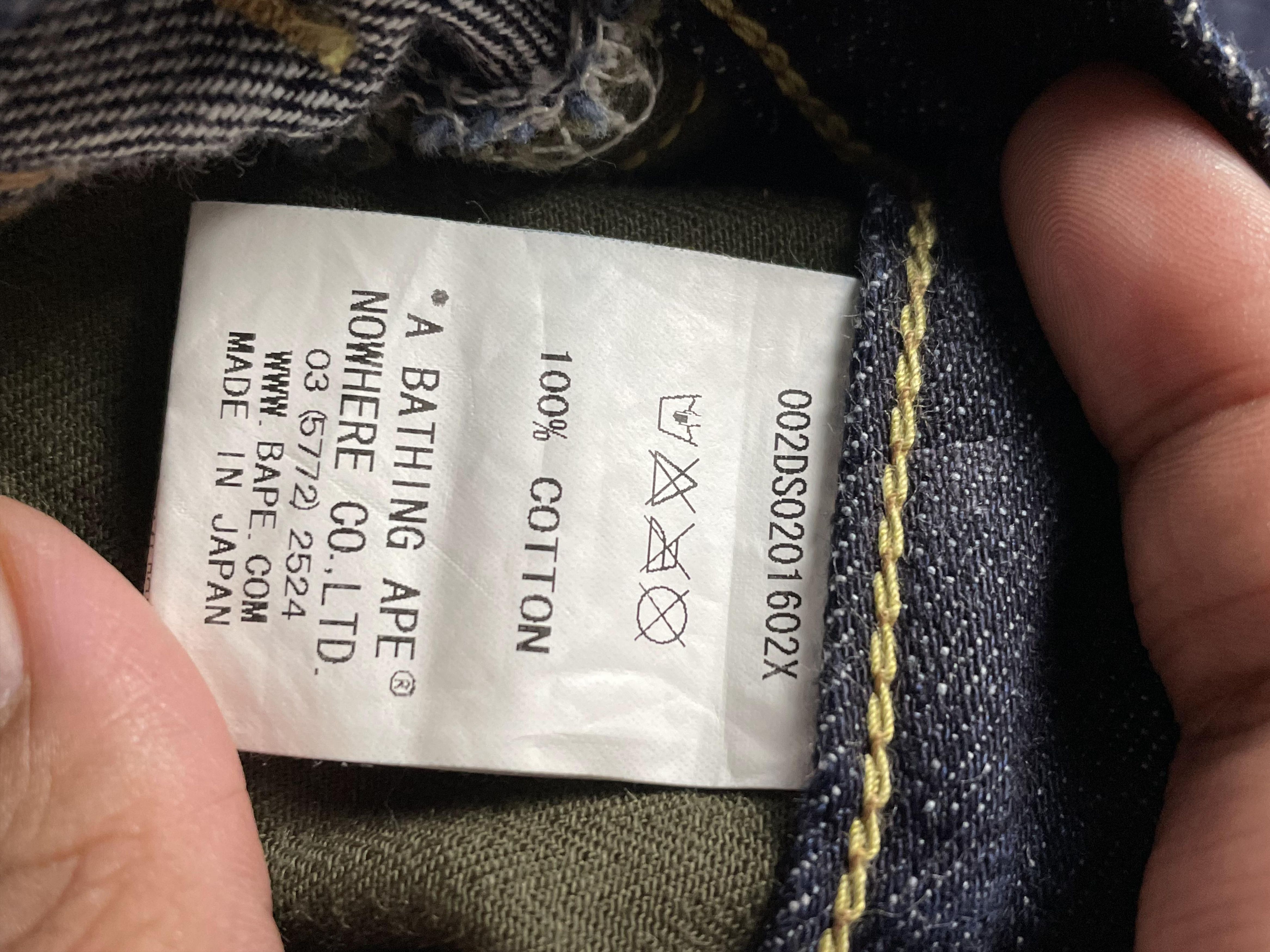 Bape Bape Baby Milo Sad Face Jorts Size US 34 / EU 50 - 11 Thumbnail