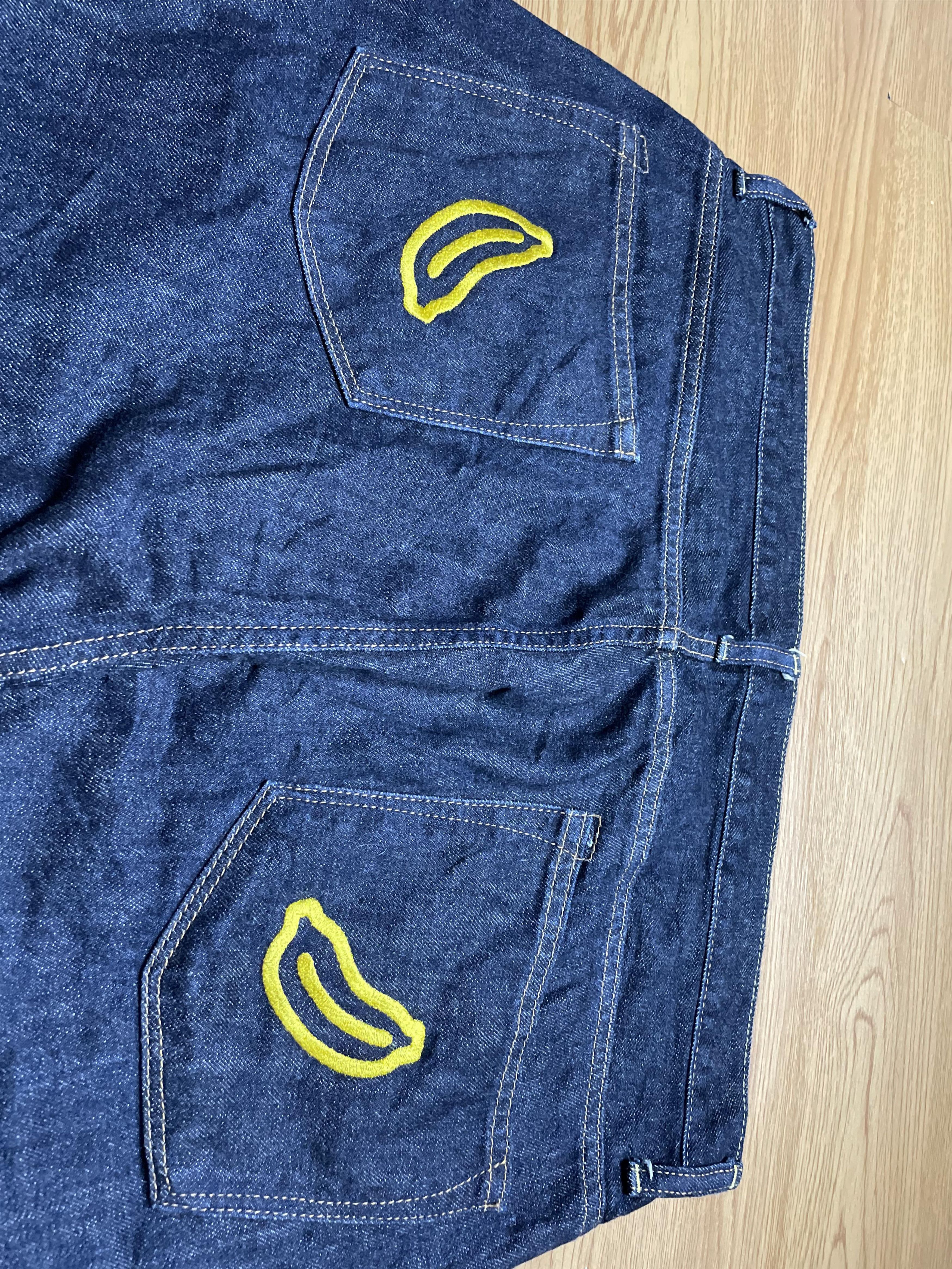 Bape Bape Baby Milo Sad Face Jorts Size US 34 / EU 50 - 10 Thumbnail