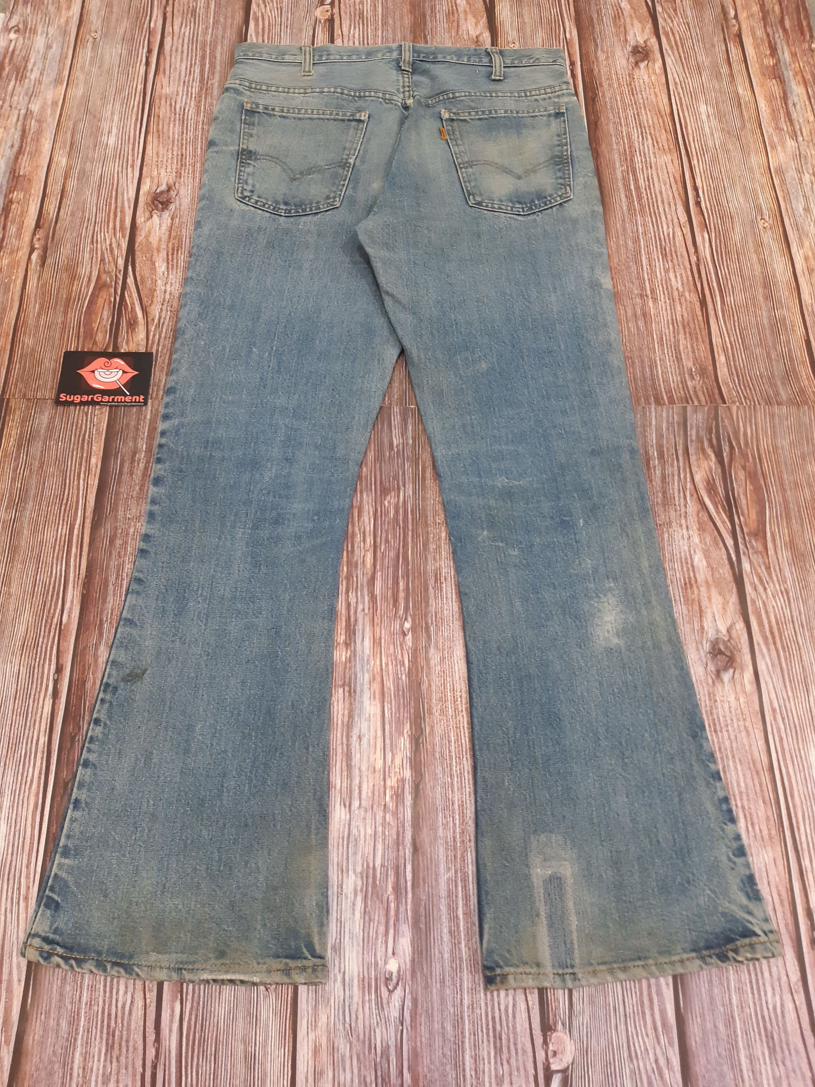 Levi's Levis 646 Flare Bell Bottom Orange Tab Vintage TALON #8 Size US 34 / EU 50 - 12 Thumbnail