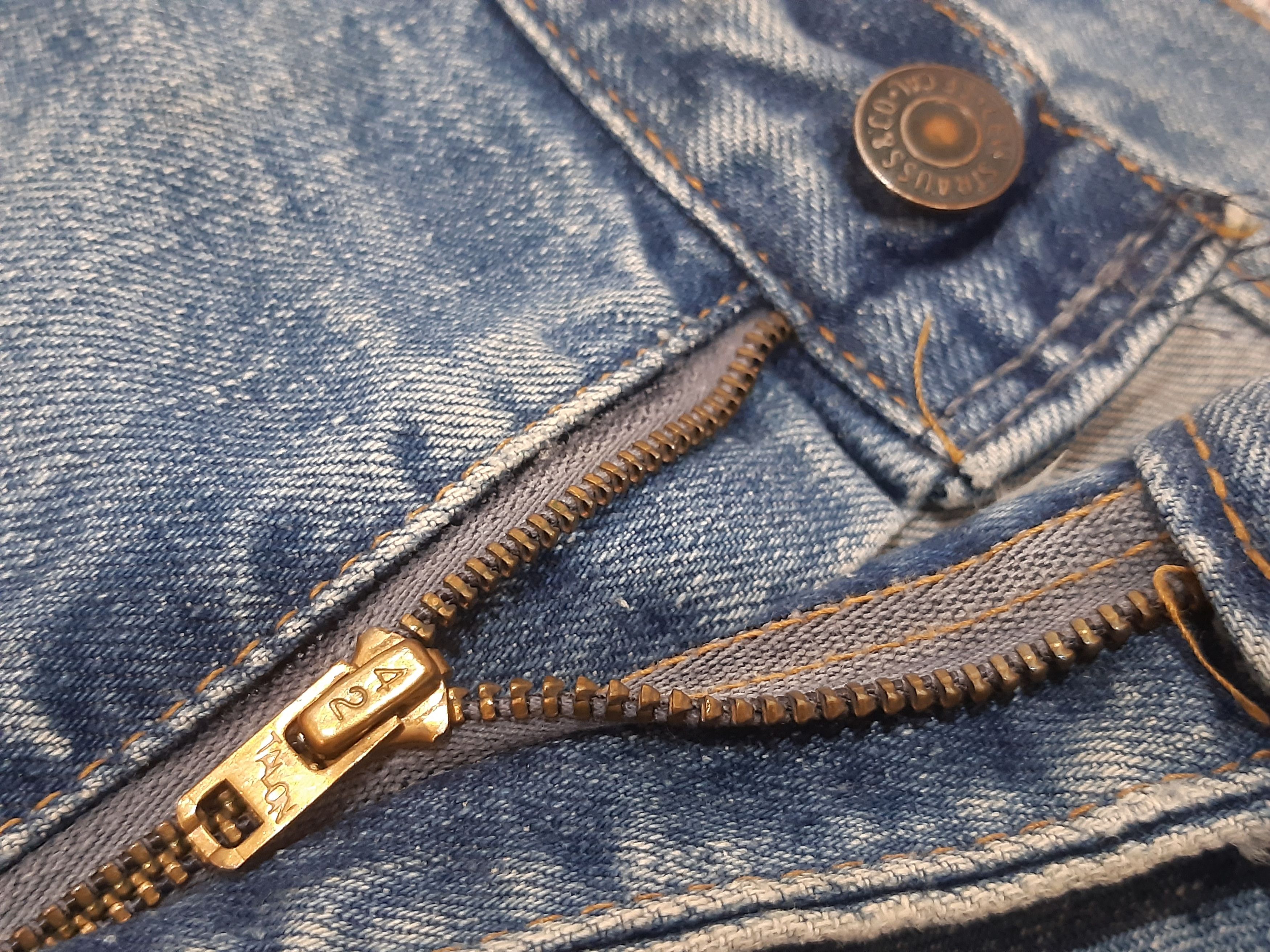Levi's Levis 646 Flare Bell Bottom Orange Tab Vintage TALON #8 Size US 34 / EU 50 - 10 Thumbnail