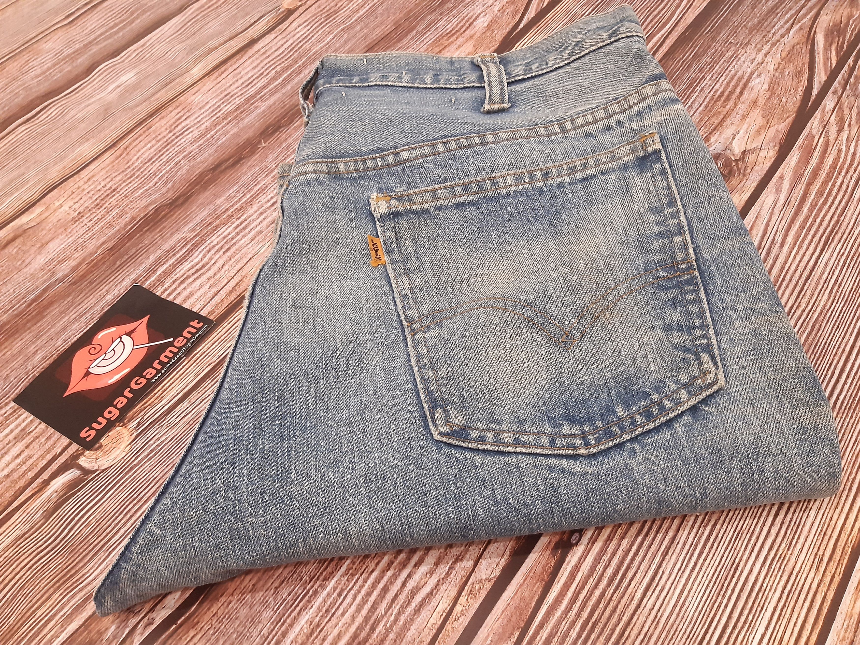 Levi's Levis 646 Flare Bell Bottom Orange Tab Vintage TALON #8 Size US 34 / EU 50 - 25 Thumbnail