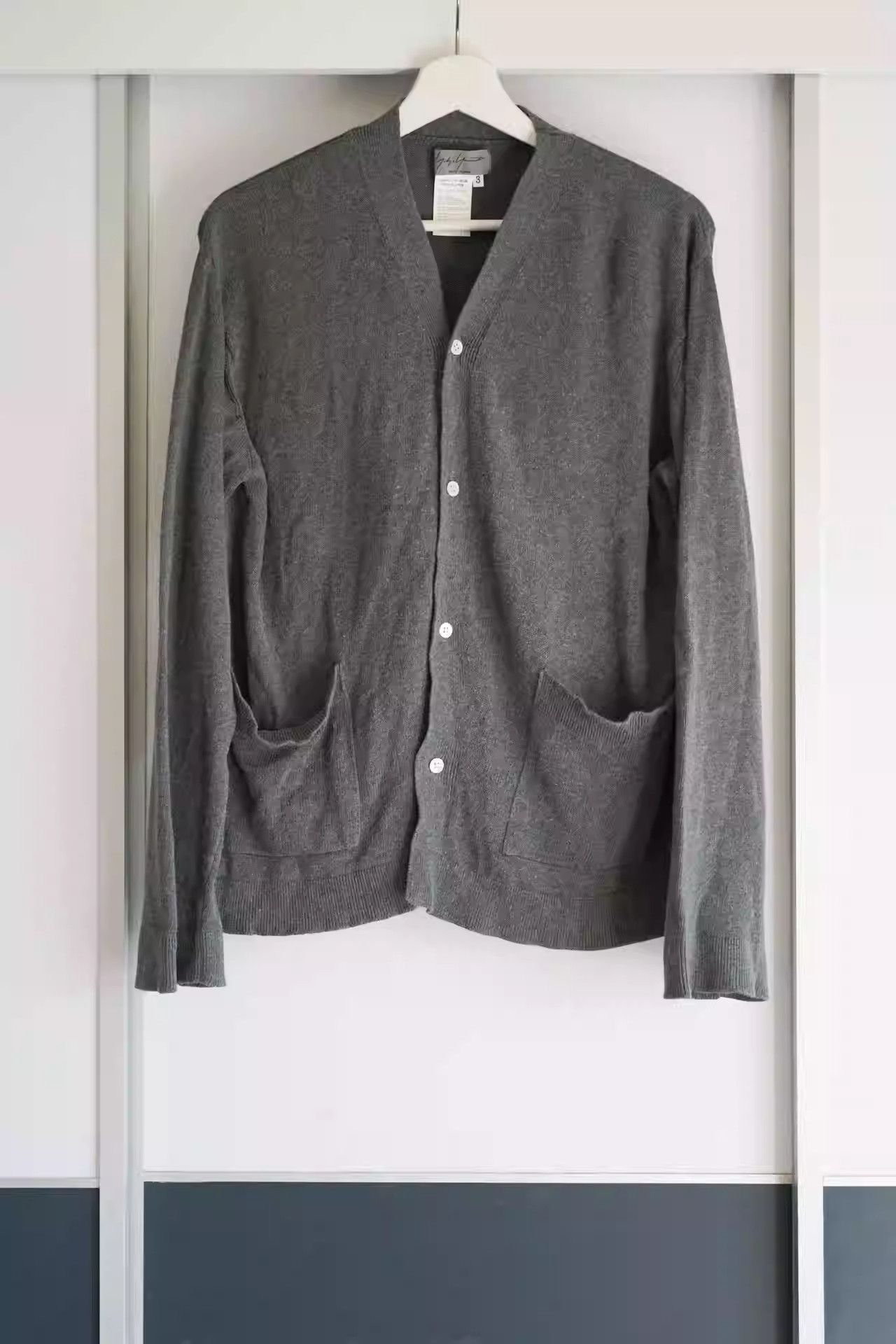Yohji Yamamoto 00aw open collar shirt Sweaters Knitwear