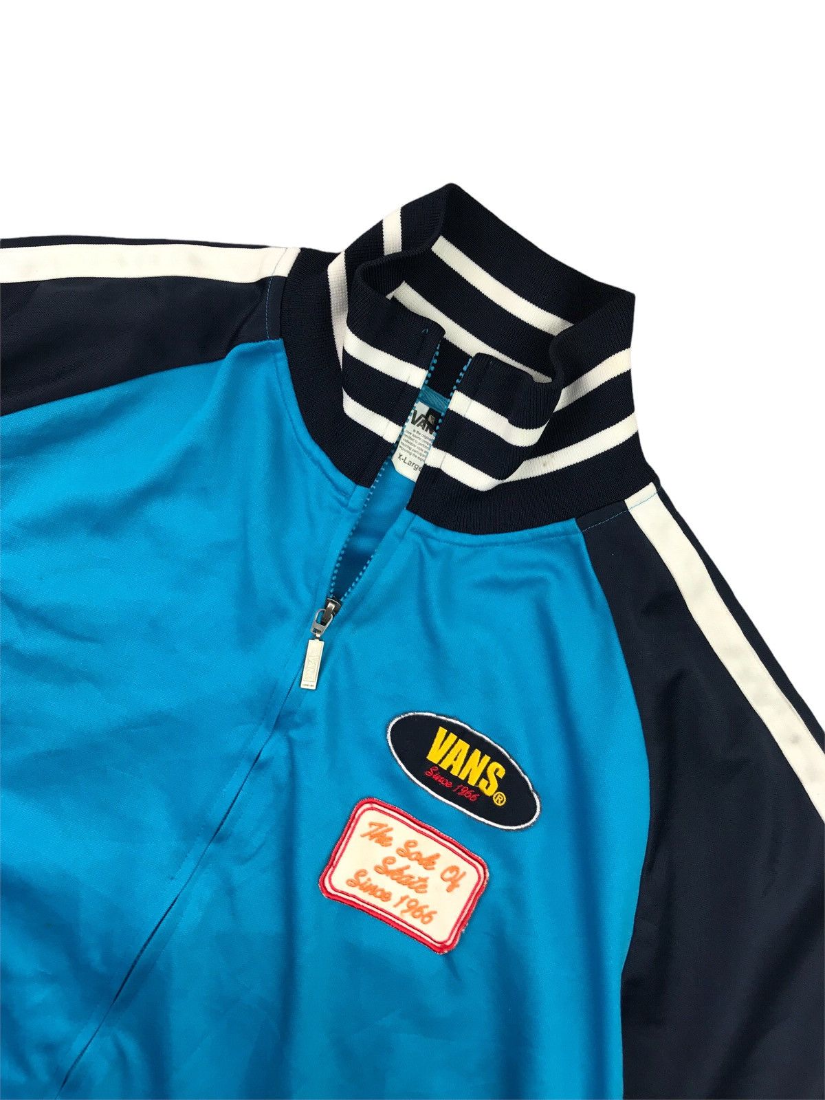 Vans × Vintage 🔥VINTAGE VANS SKATEBOARD SHORT SLEEVE ZIPPER JACKET Size US XL / EU 56 / 4 - 7 Thumbnail