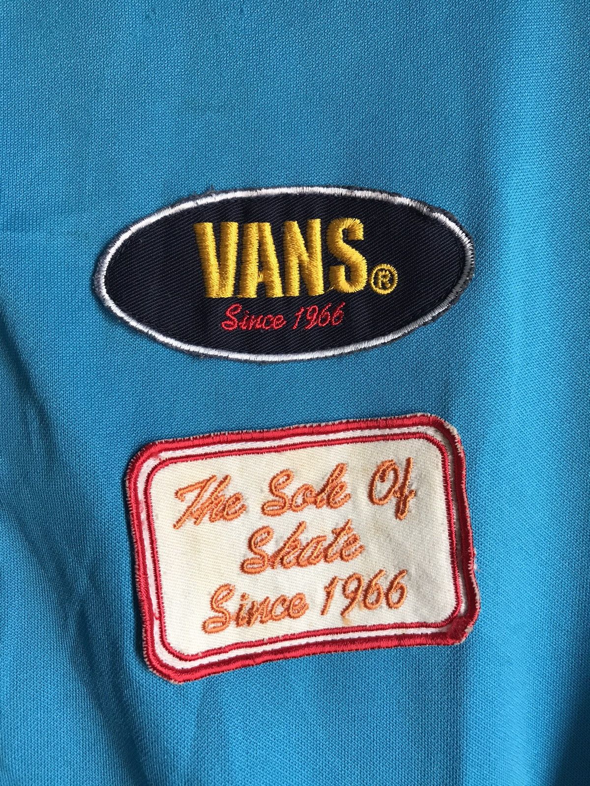 Vans × Vintage 🔥VINTAGE VANS SKATEBOARD SHORT SLEEVE ZIPPER JACKET Size US XL / EU 56 / 4 - 6 Thumbnail