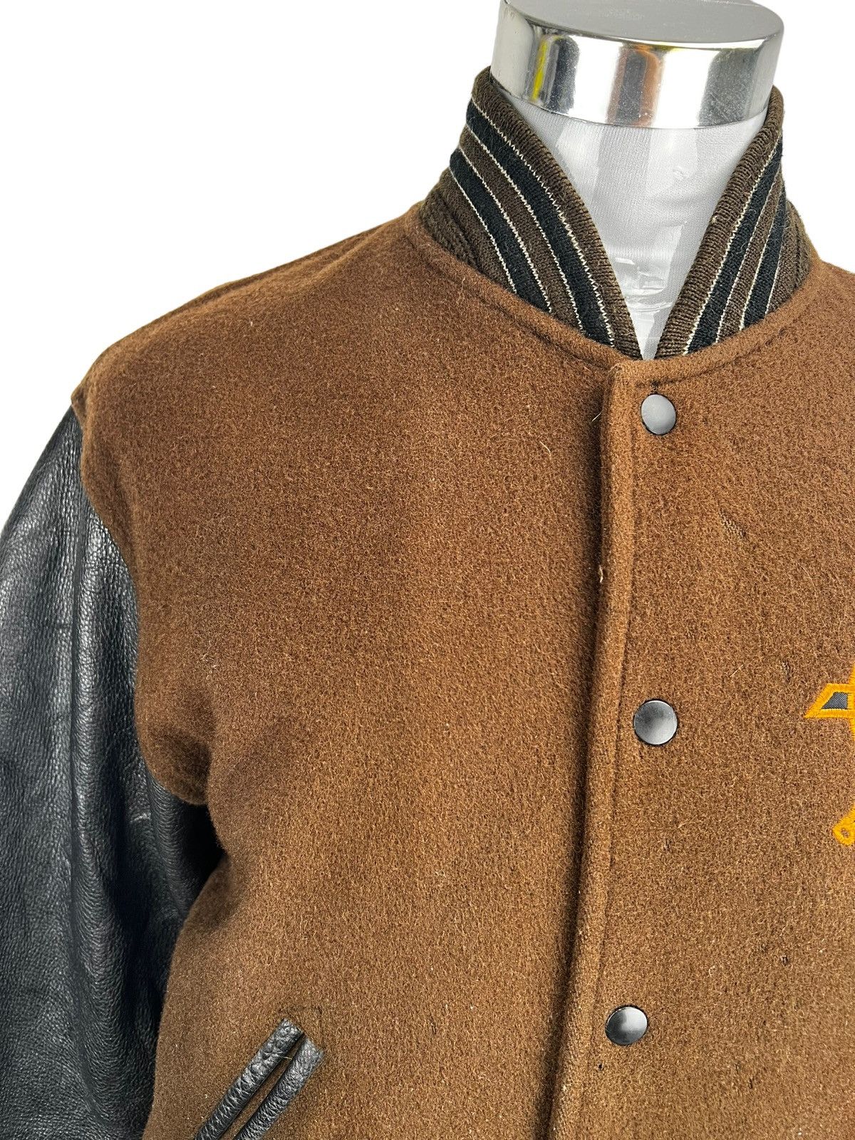 Vintage Vintage Decca Records Varsity Leather Jacket Size US M / EU 48-50 / 2 - 9 Thumbnail