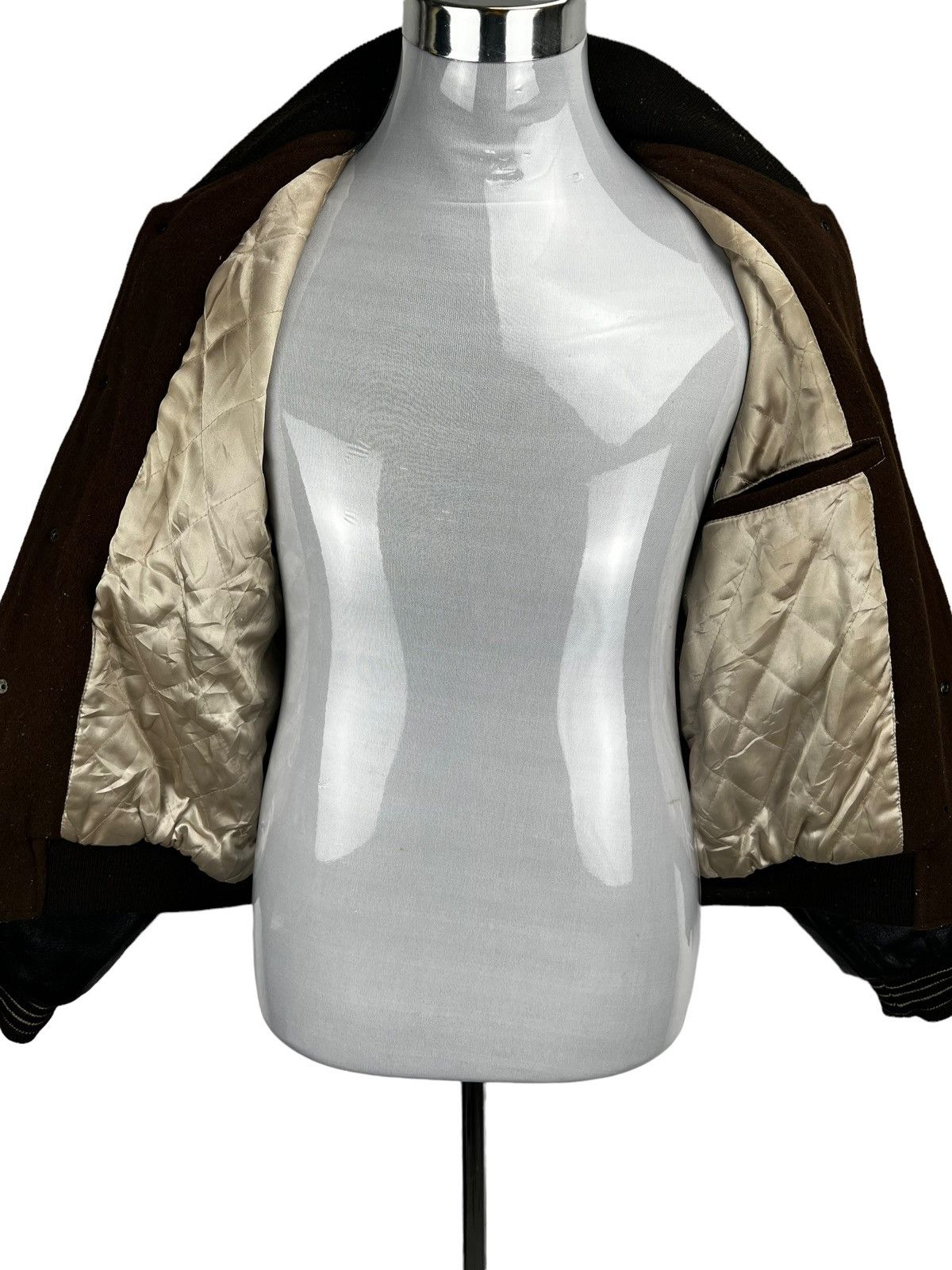 Vintage Vintage Decca Records Varsity Leather Jacket Size US M / EU 48-50 / 2 - 14 Thumbnail