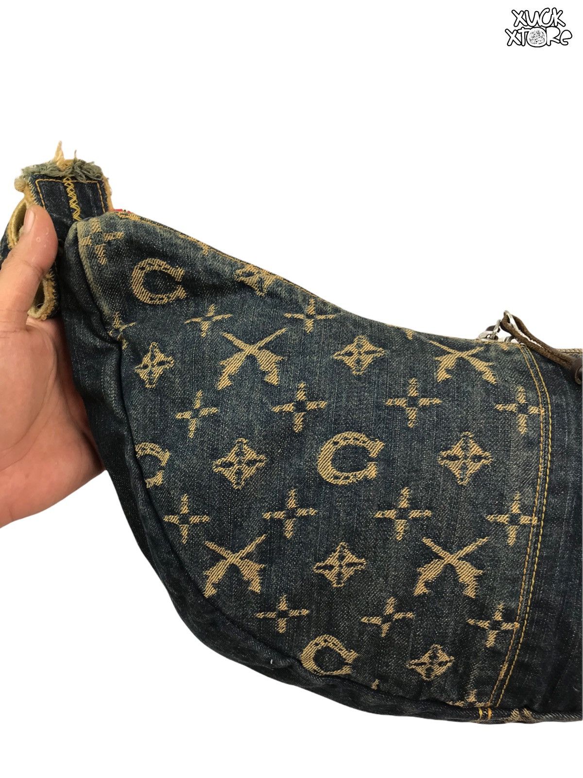 Japanese Brand 🔥BEST OFFER🔥BANANA SLING COWBOY HIGH STYLE DENIM Size ONE SIZE - 10 Thumbnail