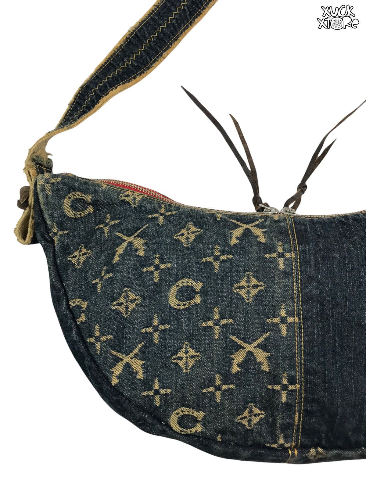 Japanese Brand 🔥BEST OFFER🔥BANANA SLING COWBOY HIGH STYLE DENIM Size ONE SIZE - 2 Thumbnail