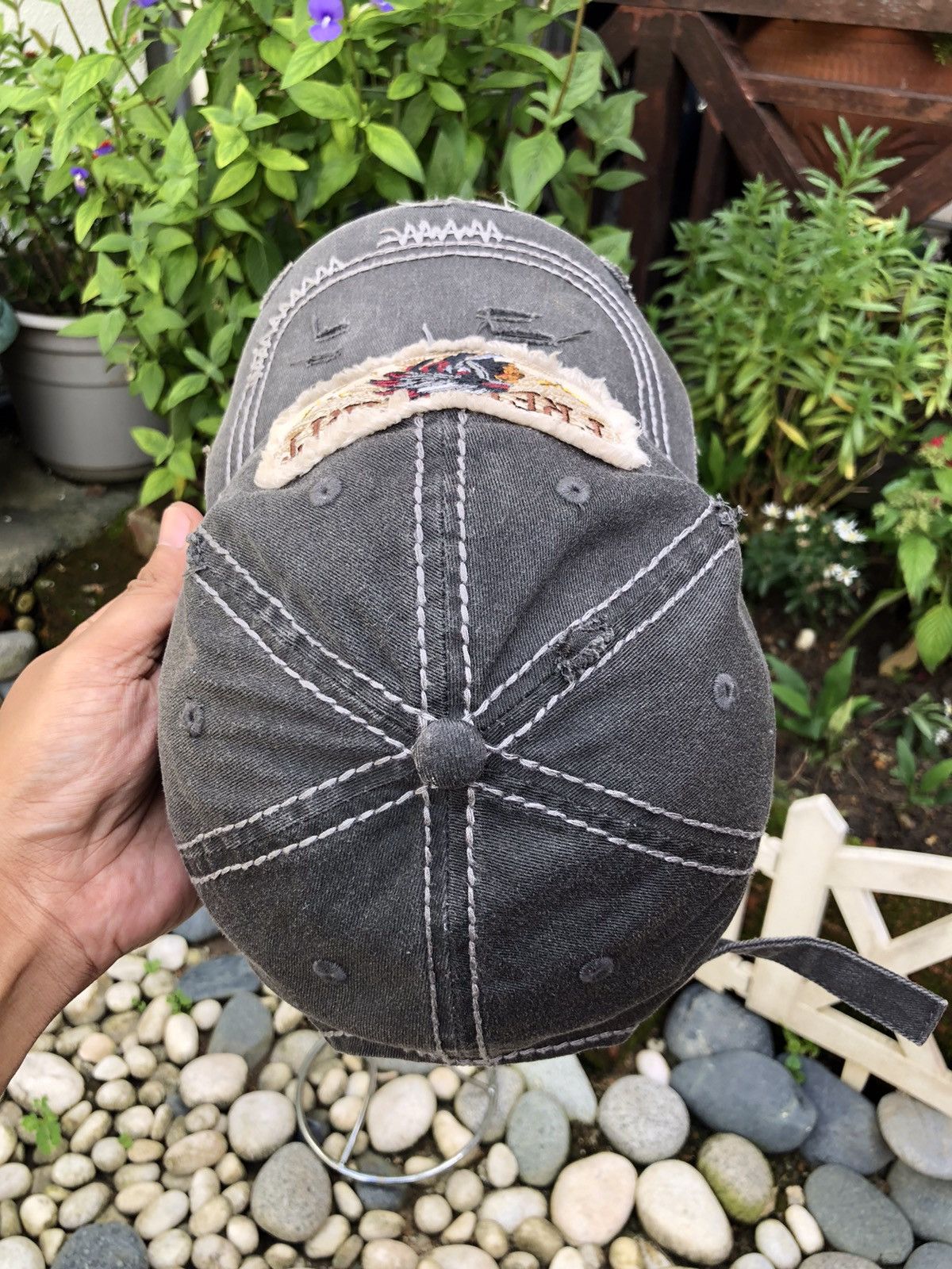 Japanese Brand VINTAGE EMBROIDERY APACHES FREE SPIRIT CAP HAT Size ONE SIZE - 7 Thumbnail