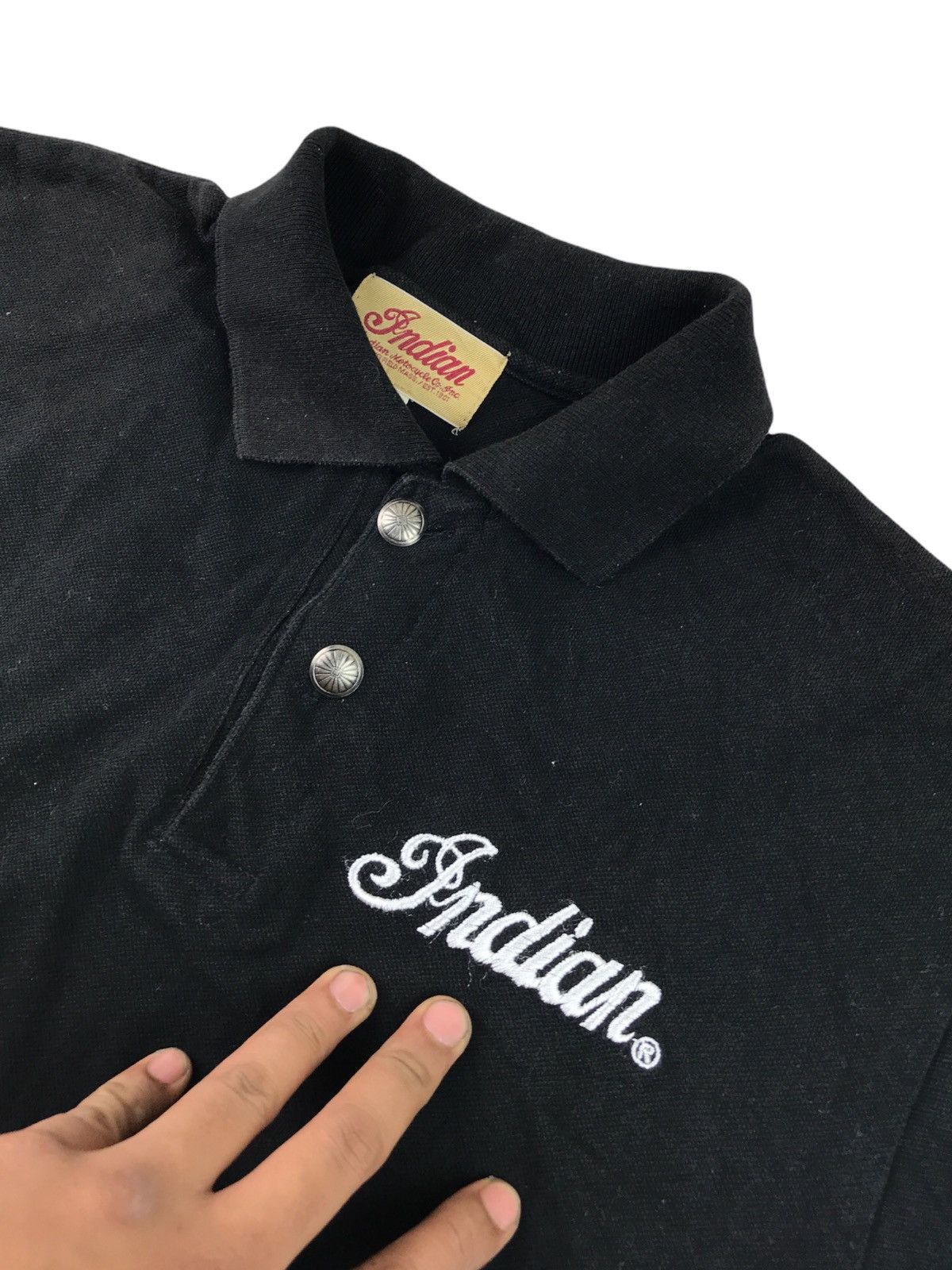 Indian Motorcycle 🔥VINTAGE INDIAN MOTORCYCLE BACK HIT Size US L / EU 52-54 / 3 - 4 Thumbnail