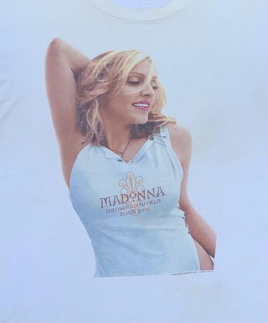 Band Tees × Vintage vintage tee Madonna A31 Size US M / EU 48-50 / 2 - 2 Thumbnail