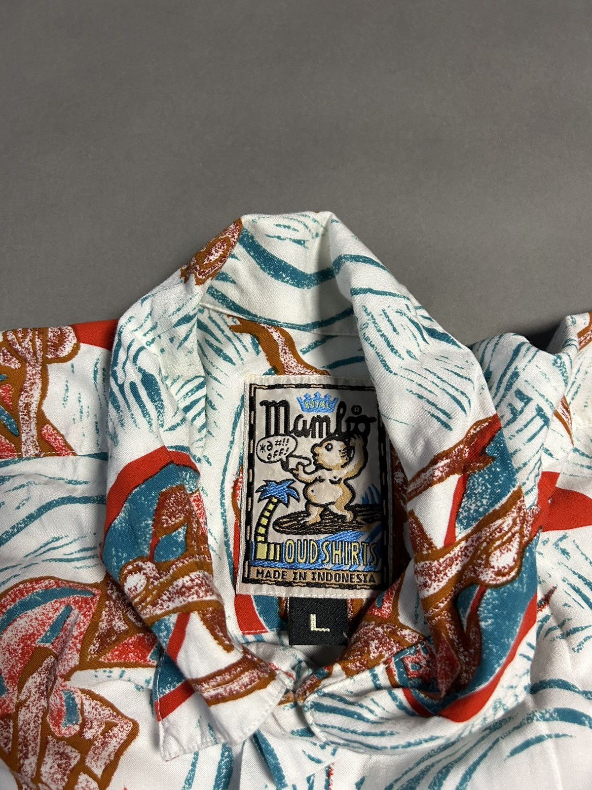Mambo × Vintage Mambo Loud Shirt white surfers Hawaiian rare Australian Size US L / EU 52-54 / 3 - 3 Thumbnail