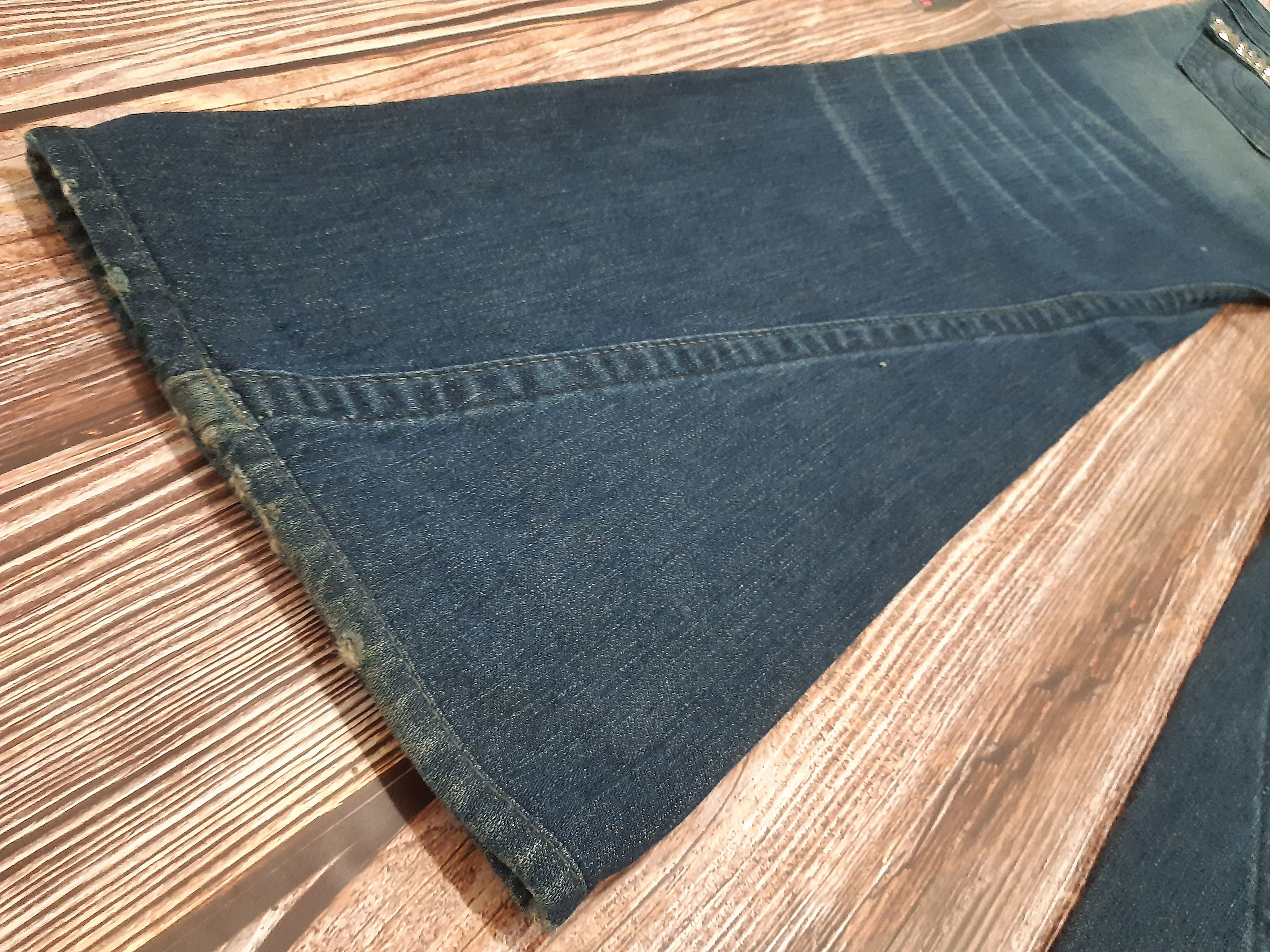 True Religion Bell Bottom Bootcut Jeans Flare True Religion Spike RARE Size 35" - 16 Thumbnail