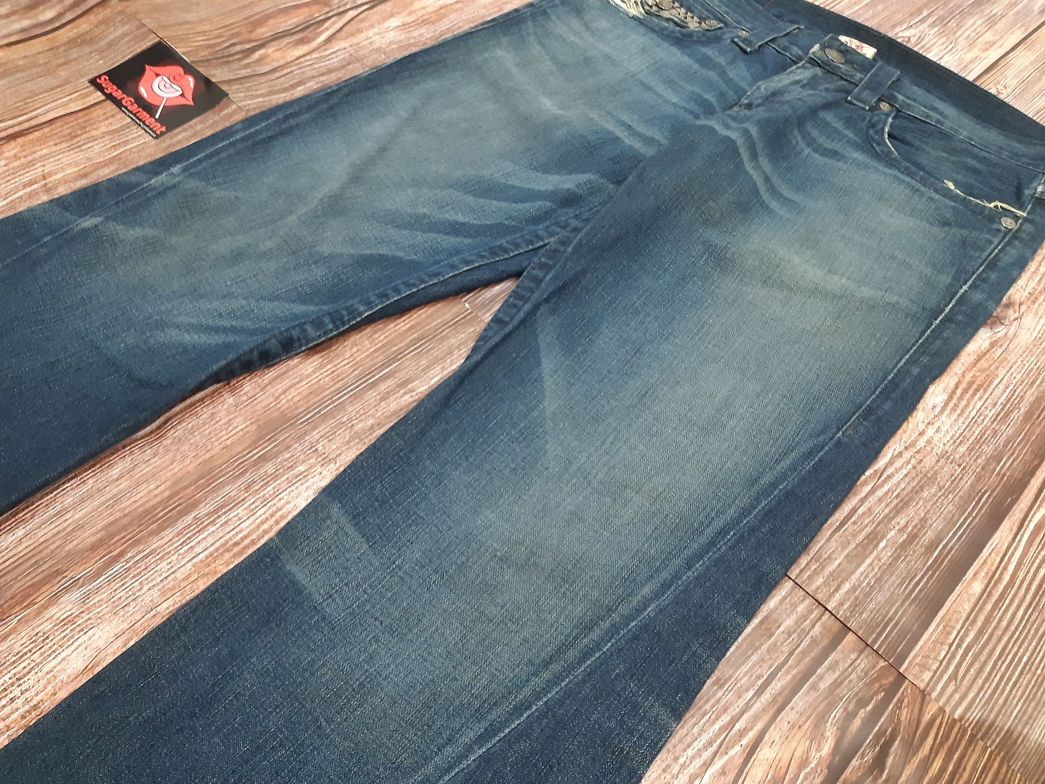 True Religion Bell Bottom Bootcut Jeans Flare True Religion Spike RARE Size 35" - 6 Thumbnail