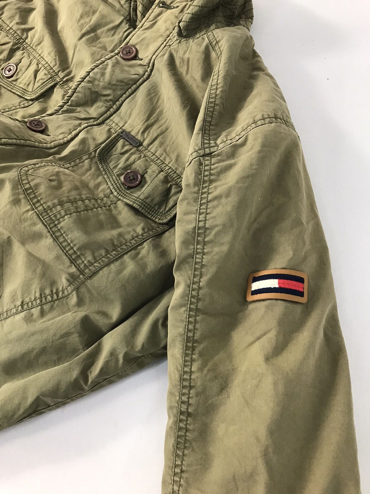 Tommy Hilfiger Tommy Hilfiger Denim Jacket Sherpa Inner Multi Pockets R069j Size US XL / EU 56 / 4 - 12 Thumbnail
