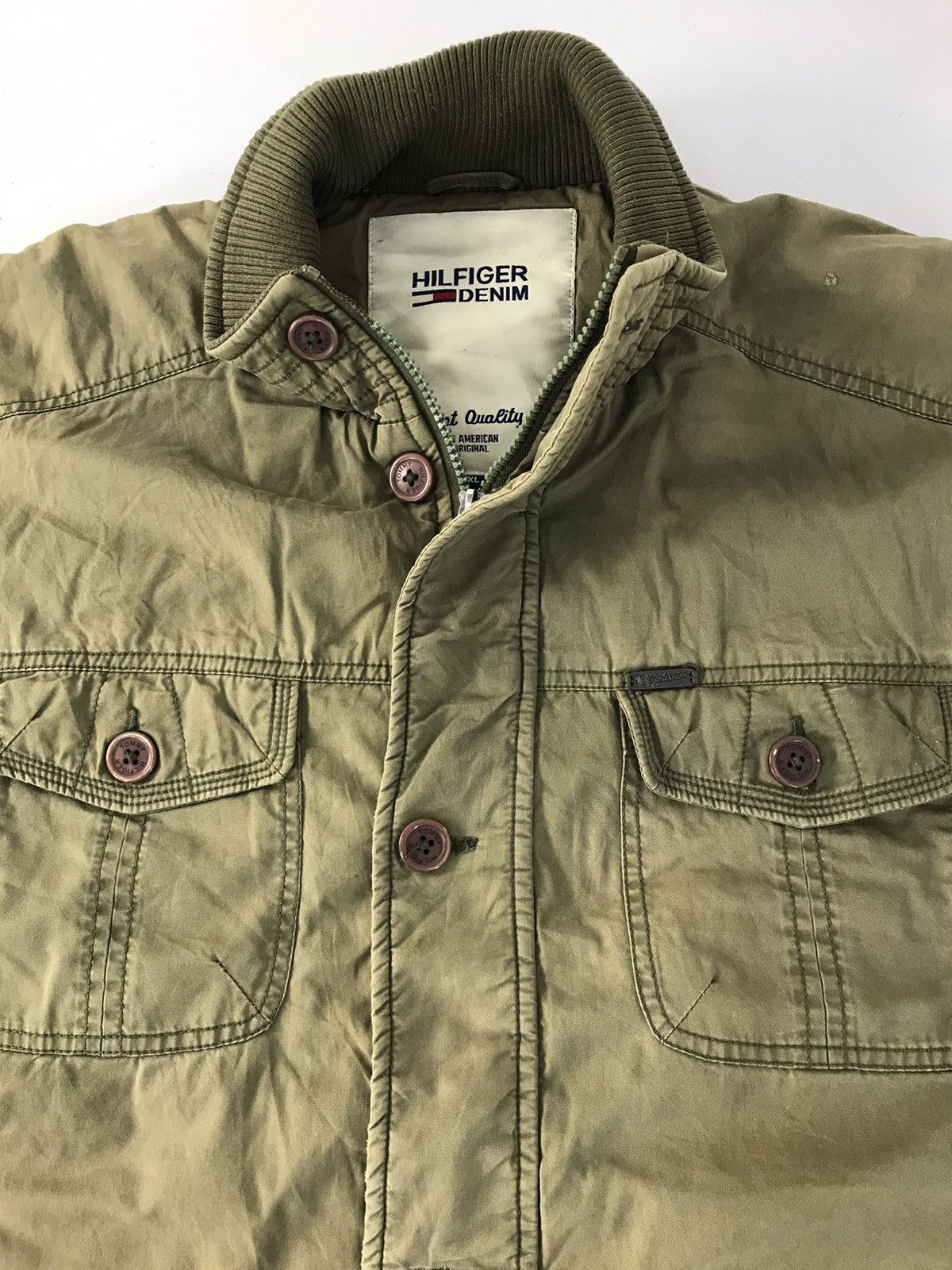 Tommy Hilfiger Tommy Hilfiger Denim Jacket Sherpa Inner Multi Pockets R069j Size US XL / EU 56 / 4 - 3 Thumbnail
